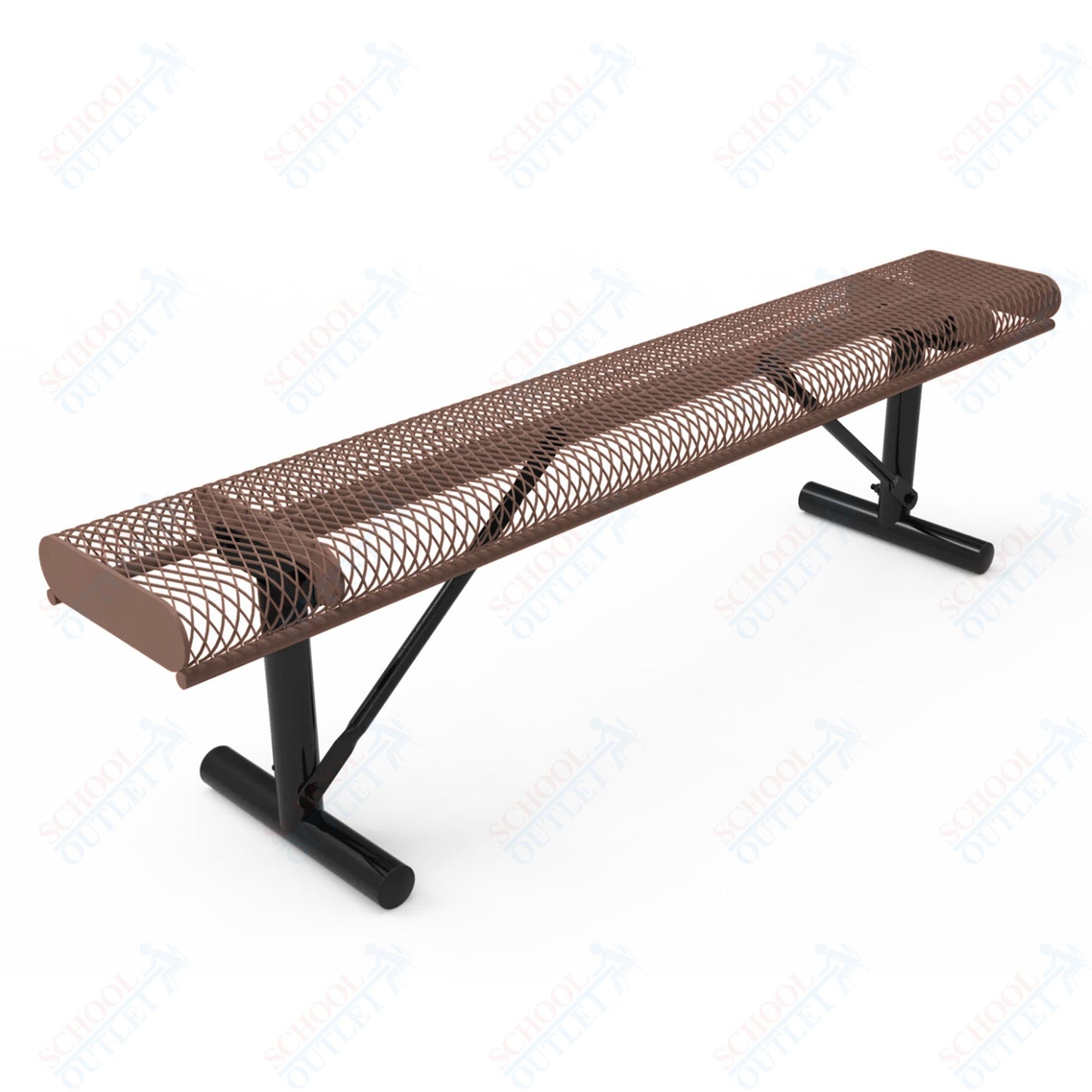 MyTcoat - Rolled Edges Outdoor Portable Bench without Back 4' L (MYT-BRE04-21)