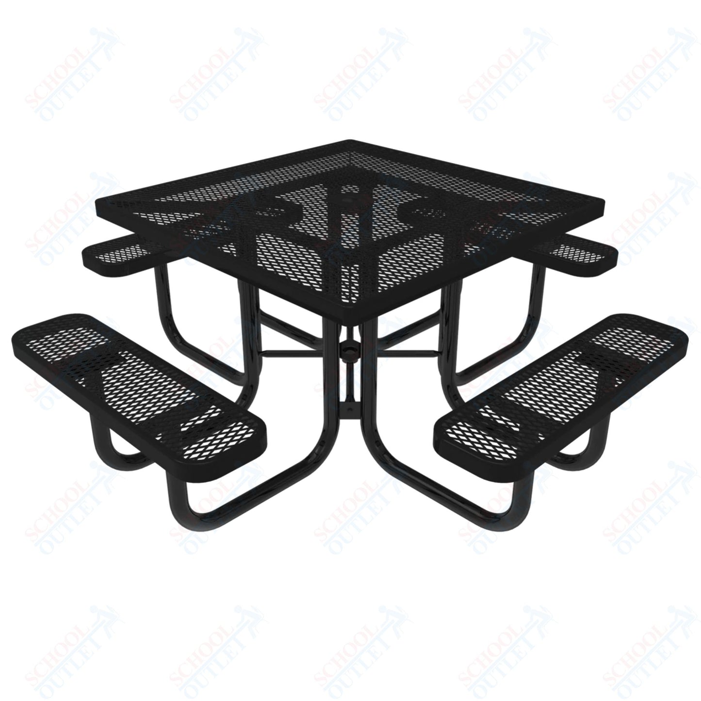 MyTcoat MYT-TSQ46 46″ Square Portable Picnic Table (76"W x 76"D x 30"H)