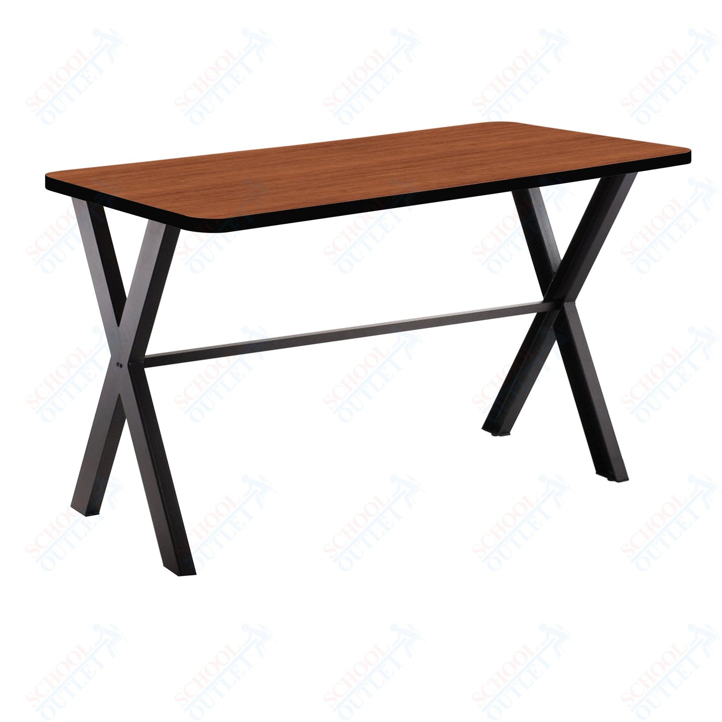 NPS CLT3060D2 - Collaborator Table, 30"x 60" Rectangle, 30" Height w/ Crossbeam, High Pressure Laminate Top (National Public Seating NPS-CLT3060D2)