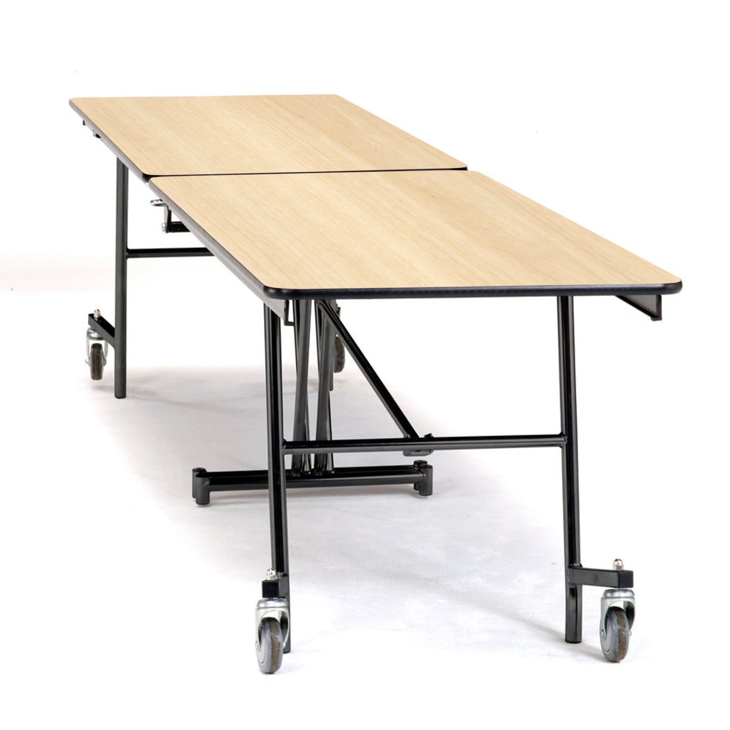 NPS 10' Mobile Cafeteria Rectangle Table Shape Unit - 30" W x 121" L (National Public Seating NPS - MT10) - SchoolOutlet