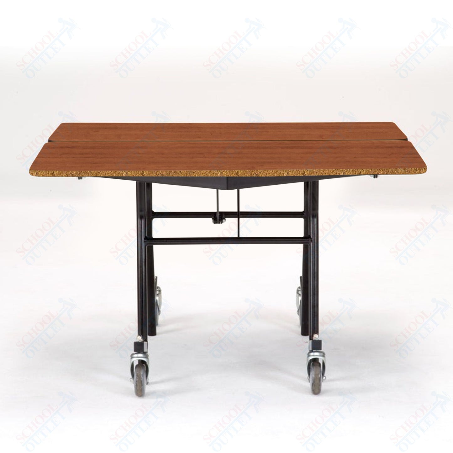 NPS Mobile Cafeteria Square Table Shape Unit - 48" W x 48" L (National Public Seating NPS-MT48Q)