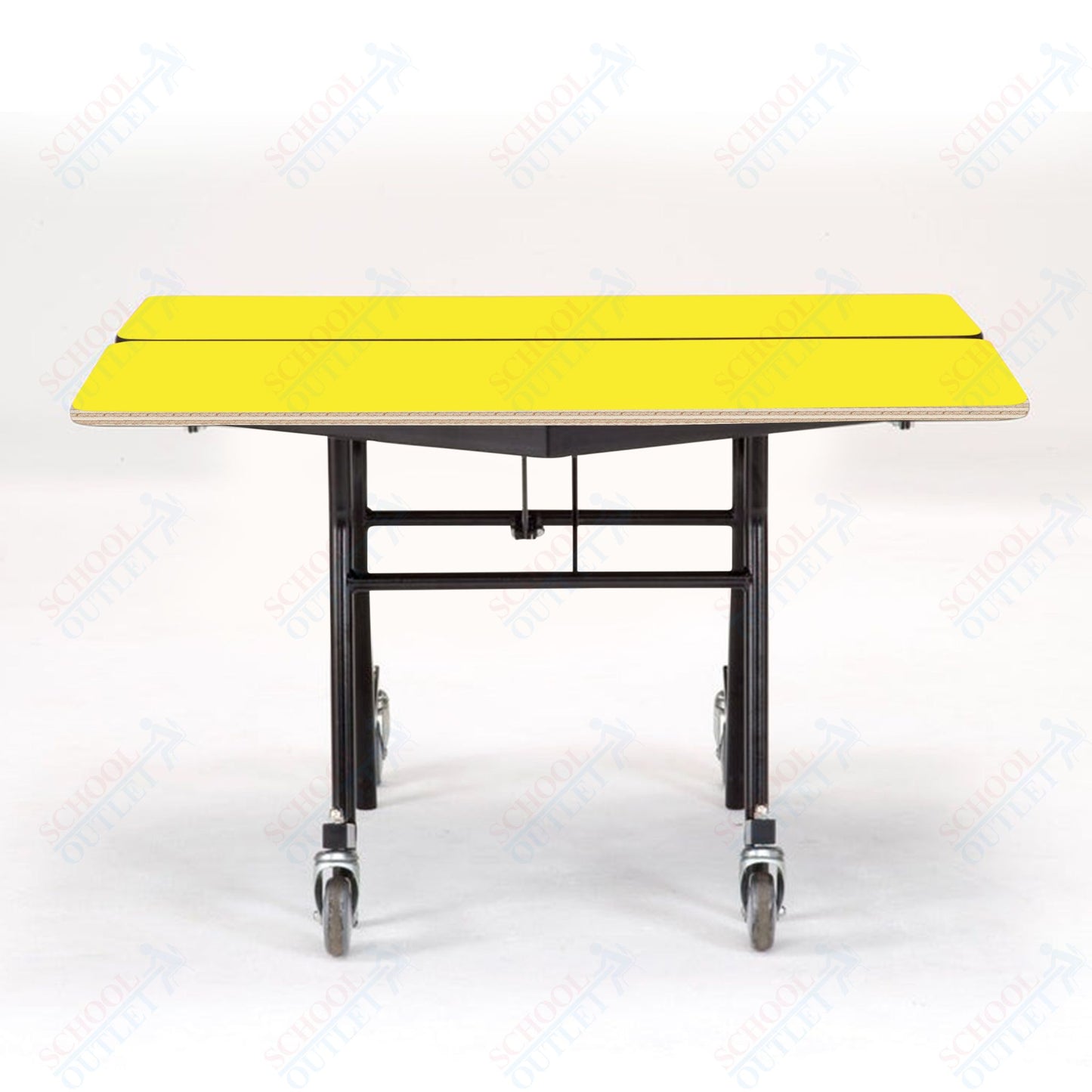 NPS Mobile Cafeteria Square Table Shape Unit - 48" W x 48" L (National Public Seating NPS-MT48Q)