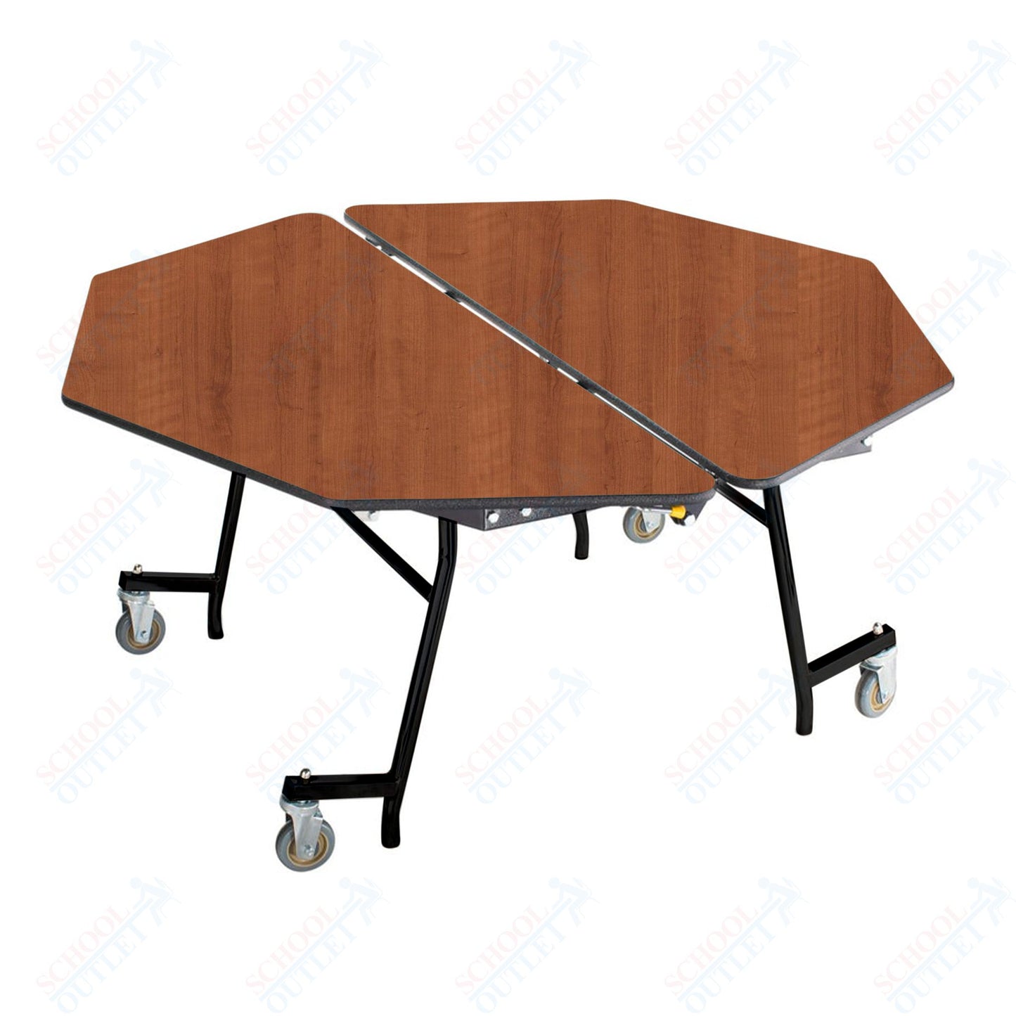 NPS Mobile Cafeteria Octagon Table Shape Unit - 60" W x 60" L (National Public Seating NPS-MT60O)