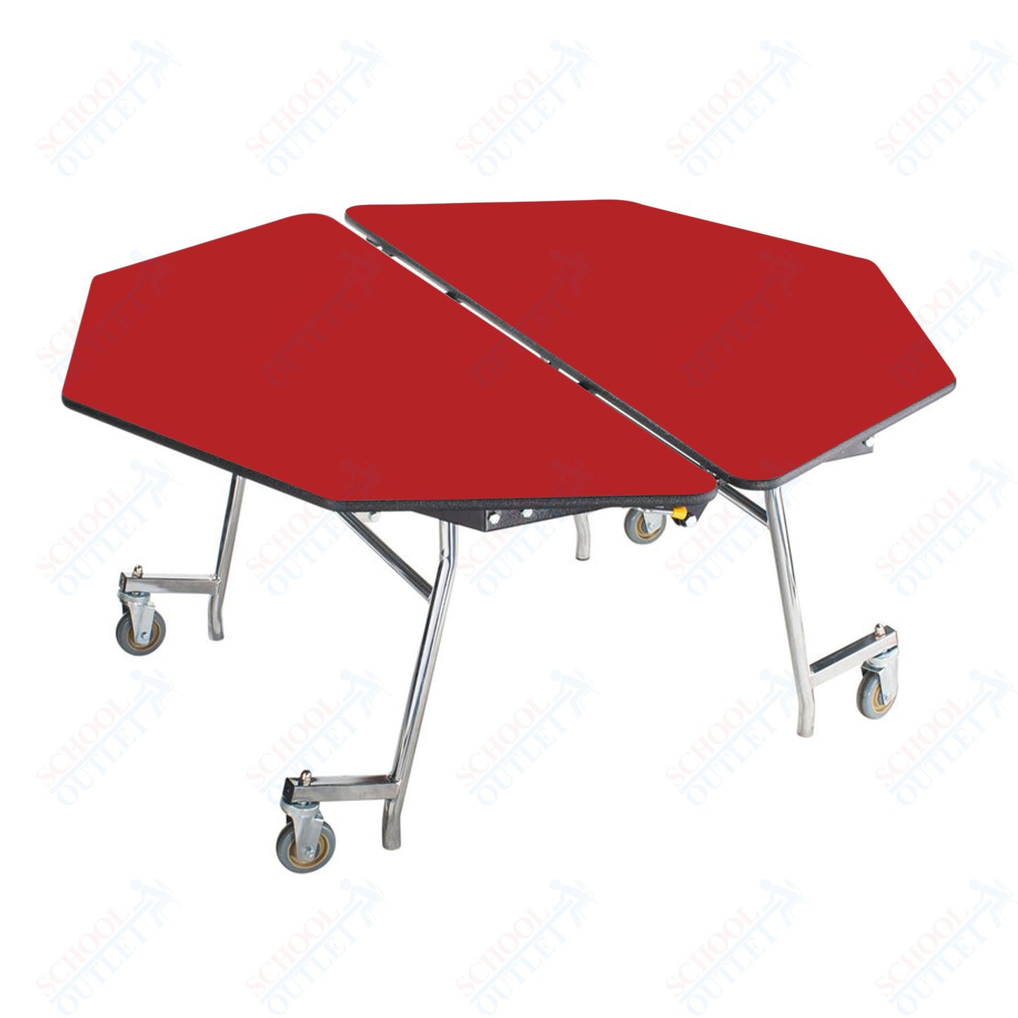 NPS Mobile Cafeteria Octagon Table Shape Unit - 60" W x 60" L (National Public Seating NPS-MT60O)