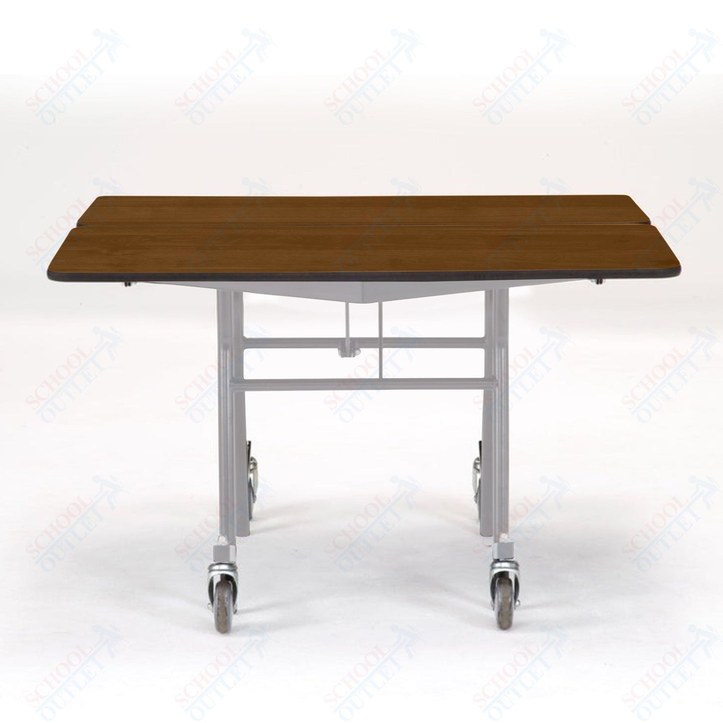 NPS Mobile Cafeteria Square Table Shape Unit - 60" W x 60" L (National Public Seating NPS-MT60Q)