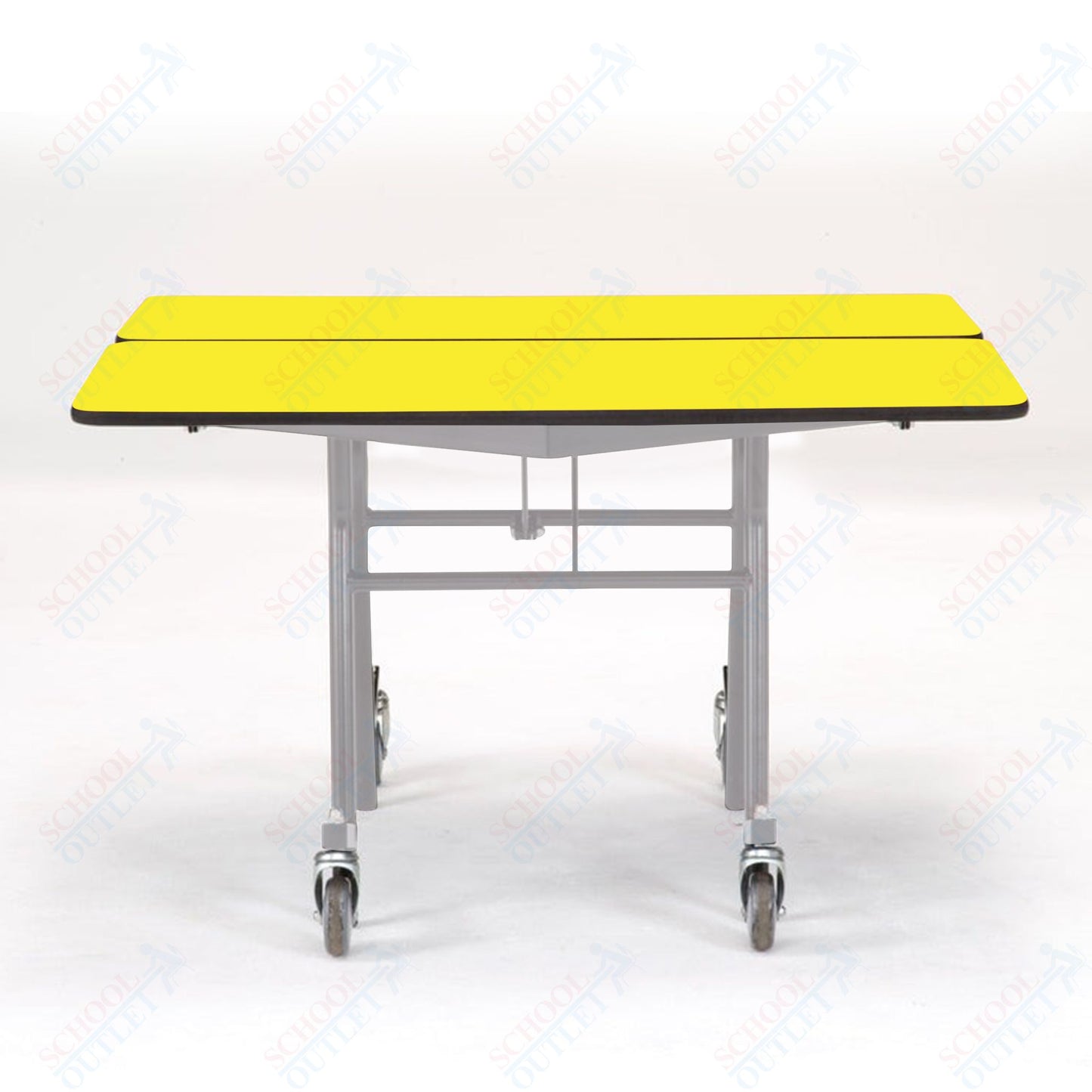 NPS Mobile Cafeteria Square Table Shape Unit - 60" W x 60" L (National Public Seating NPS-MT60Q)