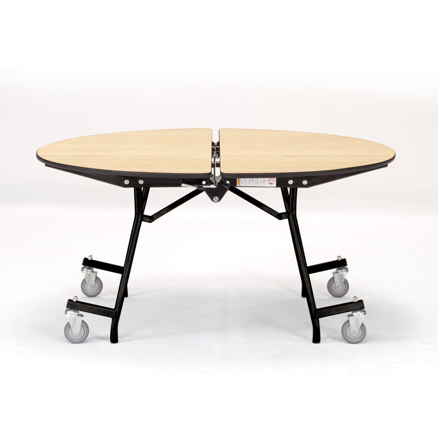 NPS Mobile Cafeteria Round Table Shape Unit - 72" W x 72" L (National Public Seating NPS-MT72R)