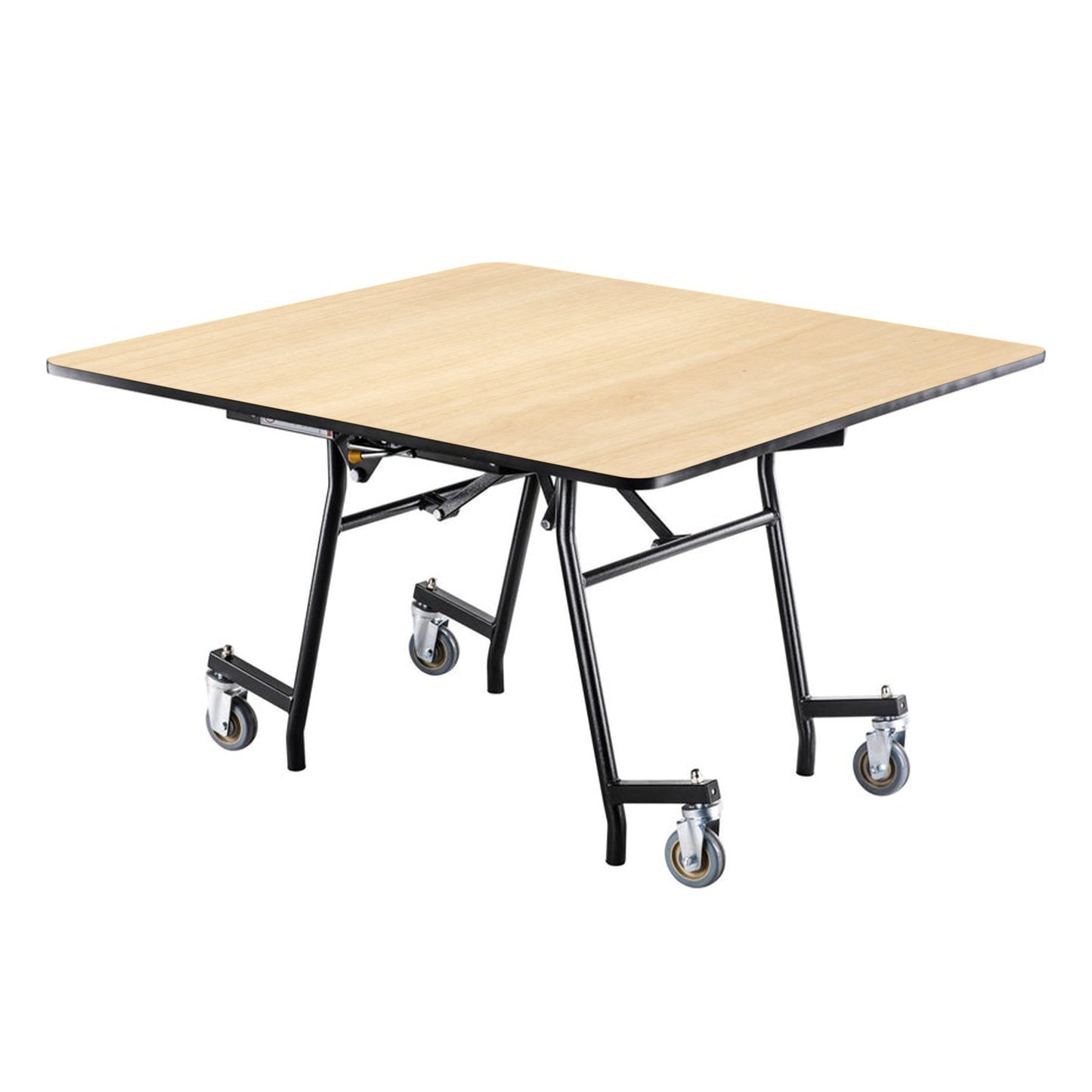 NPS MTSSF Series 48" Square Easyfold Mobile Table (National Public Seating NPS-MTSSF-48Q)