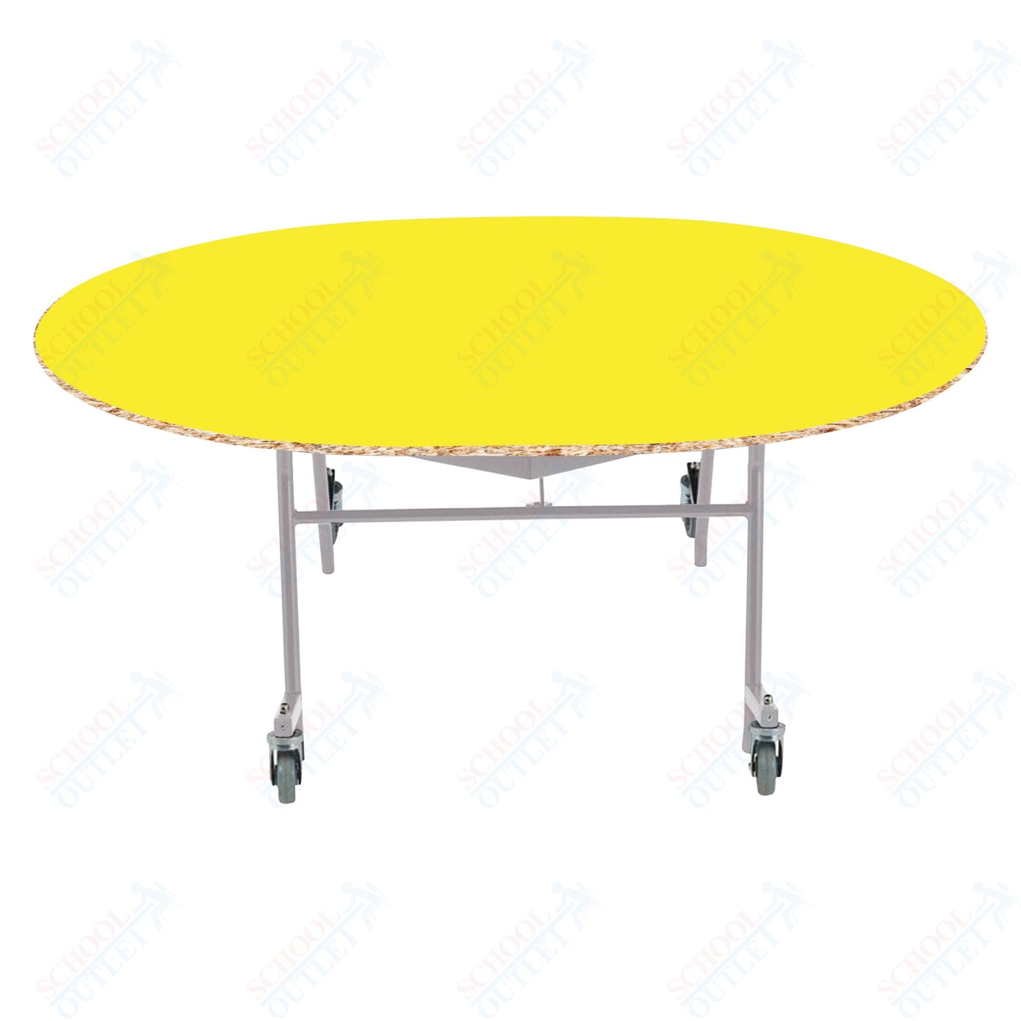 NPS EasyFold 60" x 72" Oval Table (National Public Seating NPS-MTSSF-60V)