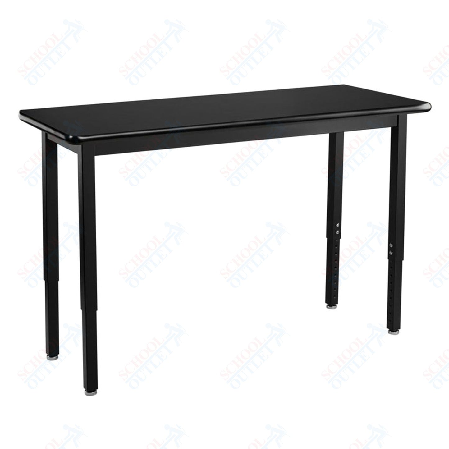 NPS Science Lab Table, 18" X 54", Steel Legs (National Public Seating NPS-SLT3-1854C)