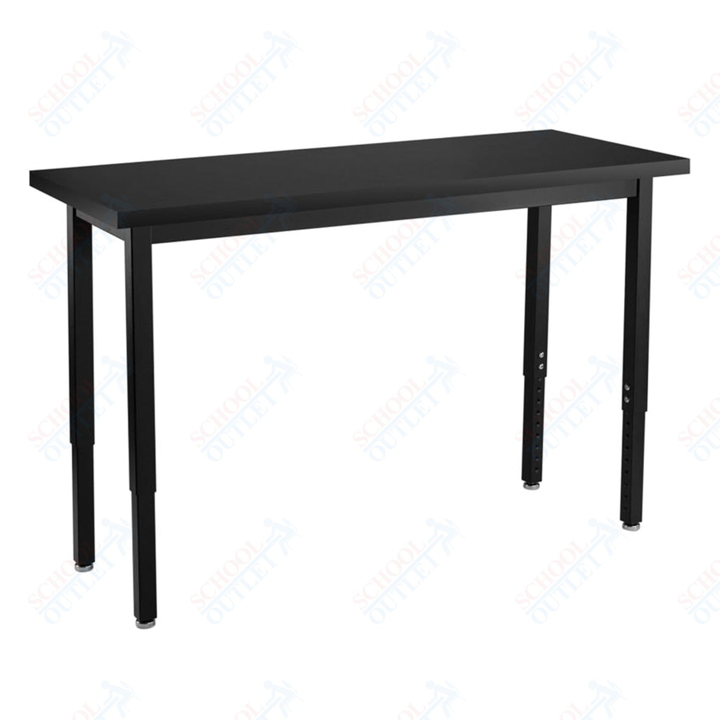 NPS Science Lab Table, 18" X 60", Steel Legs (National Public Seating NPS-SLT3-1860C)