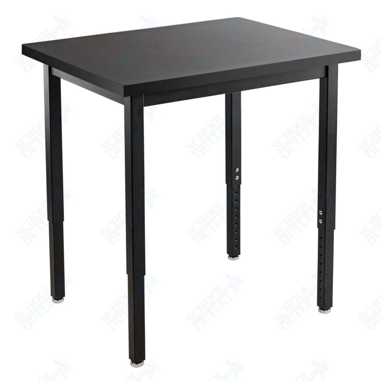 NPS Science Lab Table, 24" X 24", Steel Legs (National Public Seating NPS-SLT3-2424C)