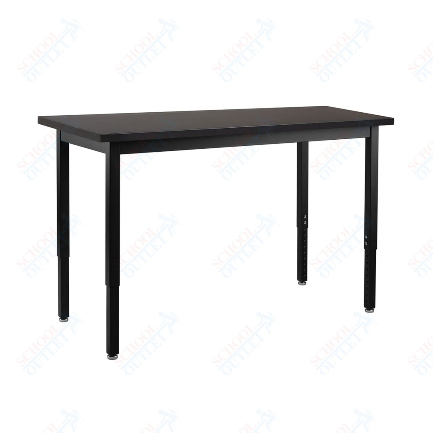 NPS Science Lab Table, 24" X 84", Steel Legs (National Public Seating NPS-SLT3-2484C)