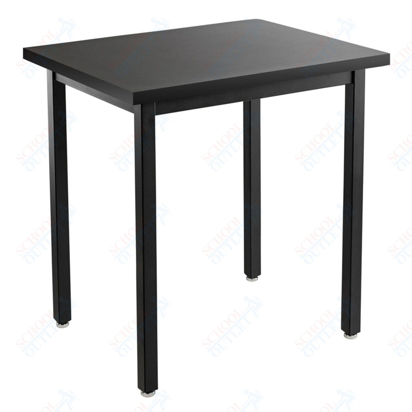 NPS Science Lab Table, 24" X 24", Steel Legs (National Public Seating NPS-SLT3-2424C)