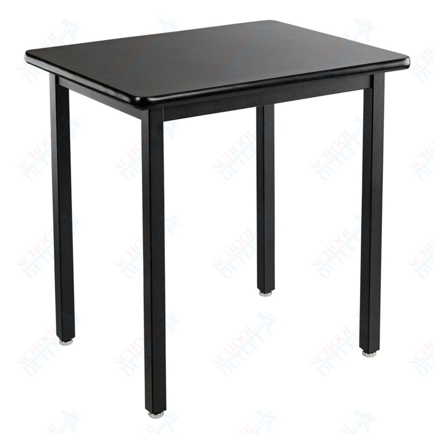 NPS Science Lab Table, 24" X 24", Steel Legs (National Public Seating NPS-SLT3-2424C)