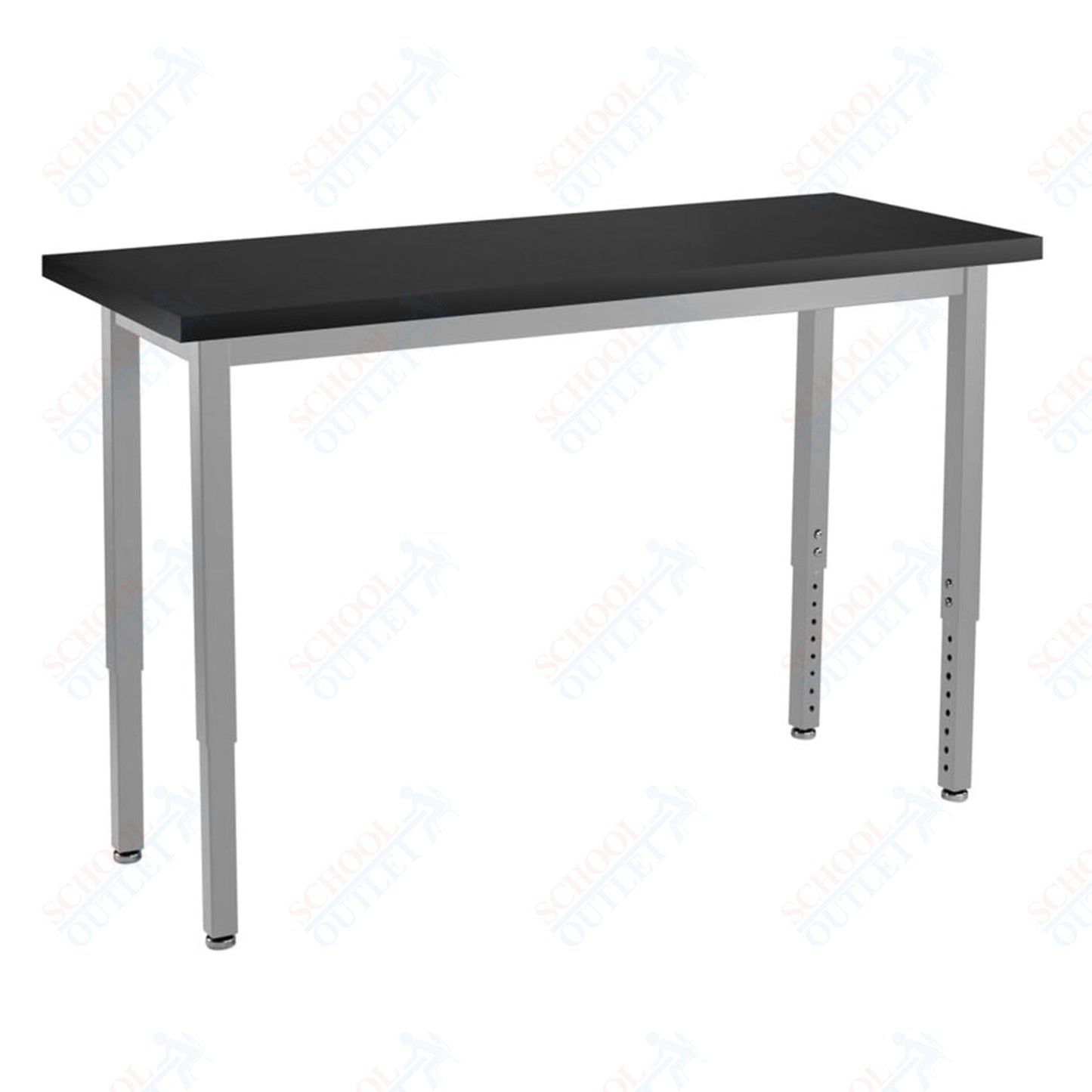 NPS Science Lab Table, 18" X 54", Steel Legs (National Public Seating NPS-SLT3-1854C)