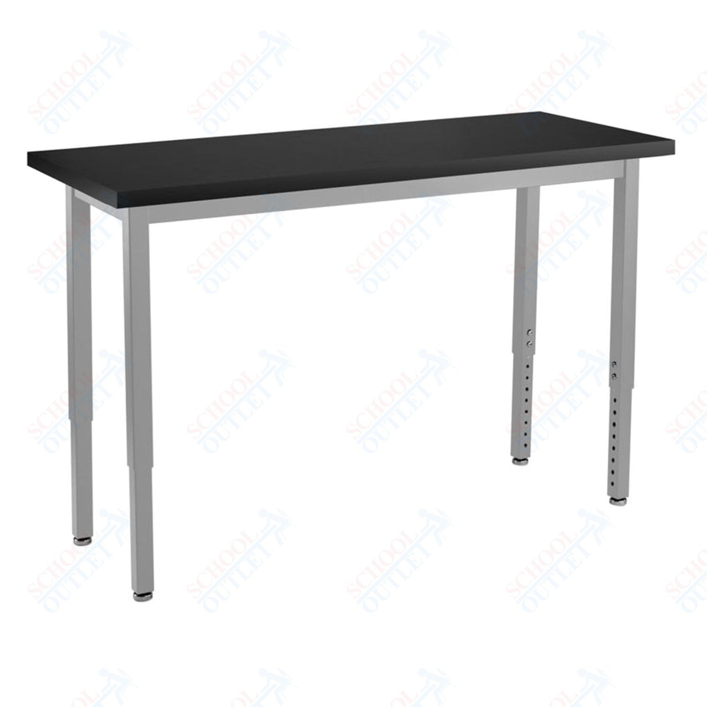 NPS Science Lab Table, 18" X 54", Steel Legs (National Public Seating NPS-SLT3-1854C)