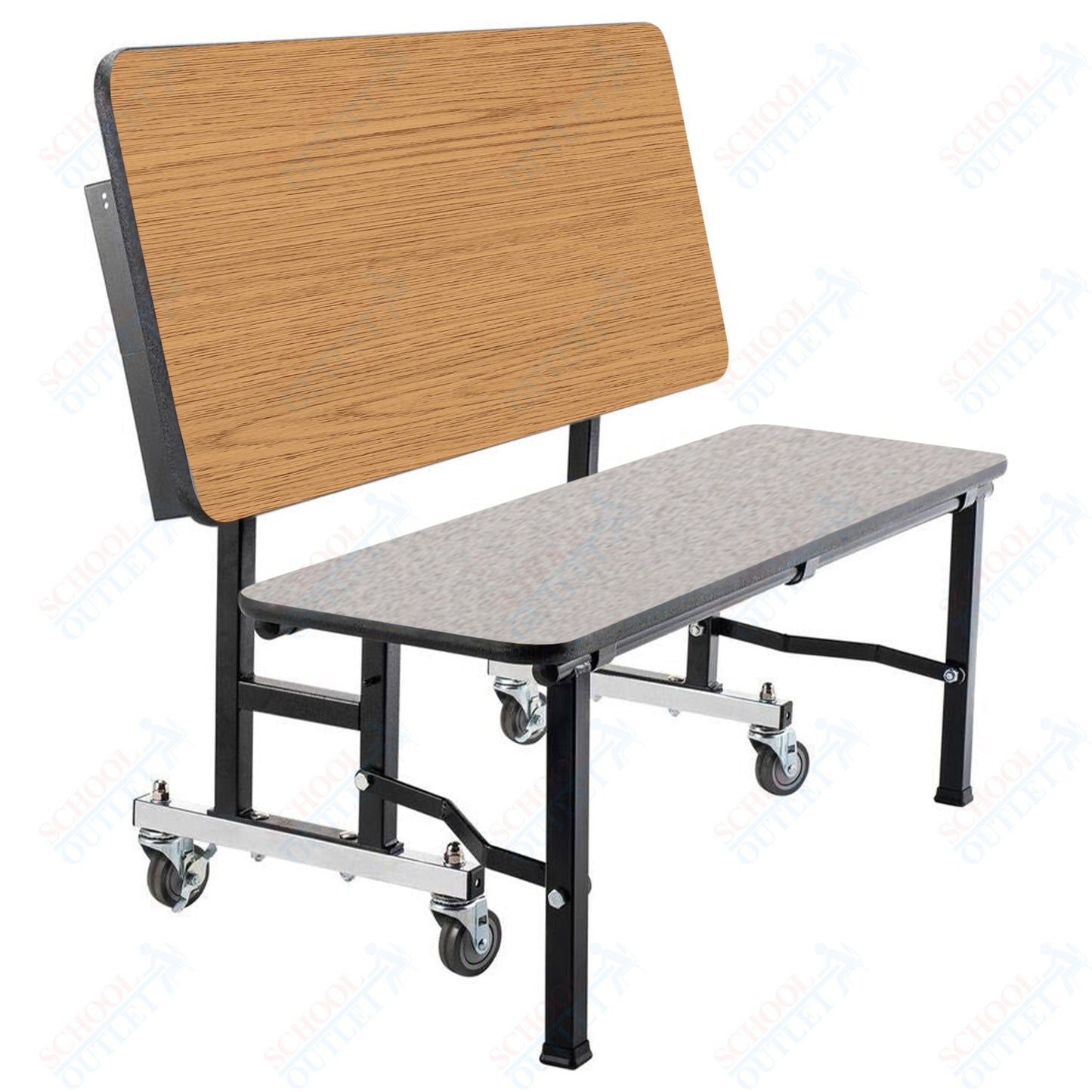 NPS ToGo Bench, 48", MDF Core (National Public Seating NPS-TGB48MDPE)