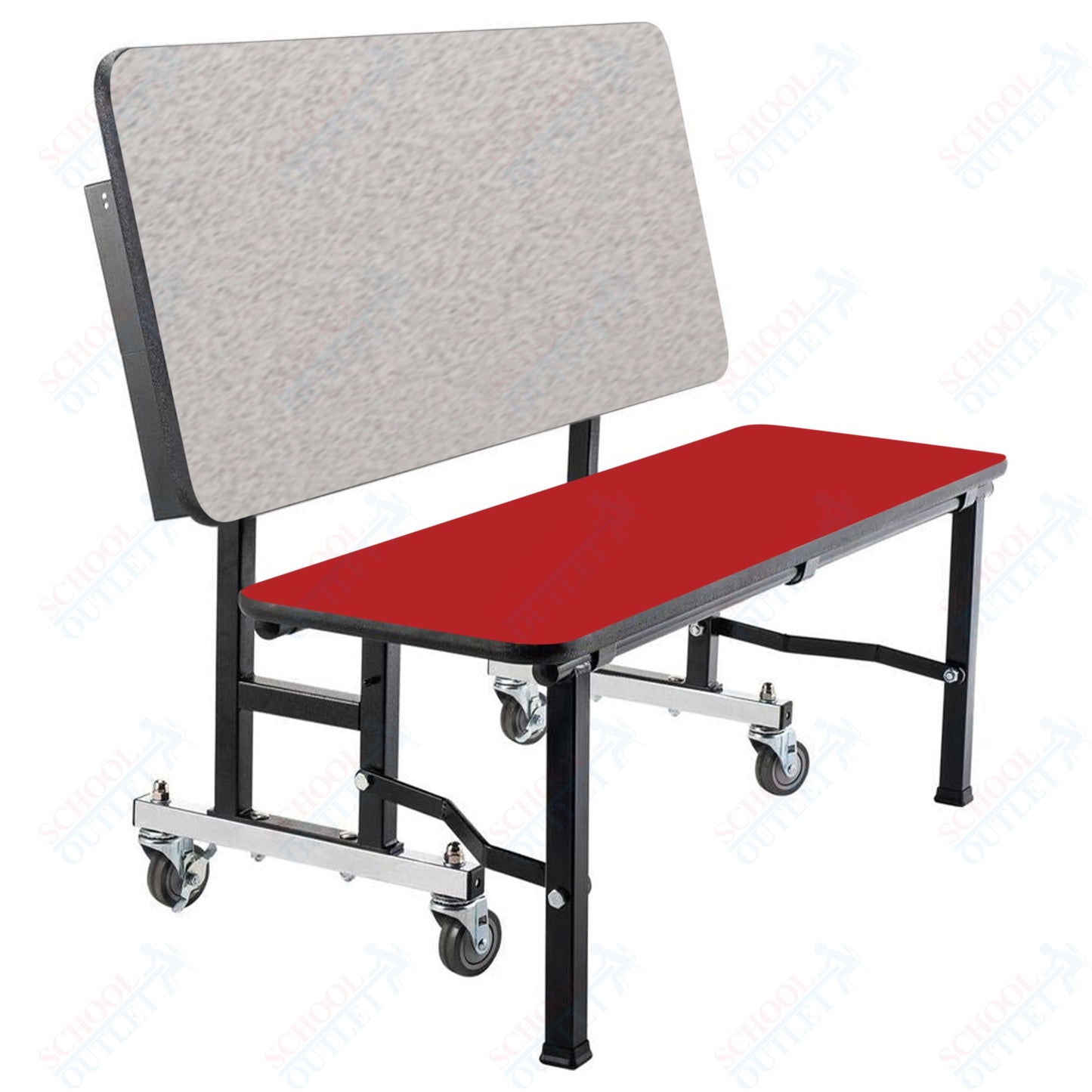 NPS ToGo Bench, 60", MDF Core (National Public Seating NPS - TGB60MDPE) - SchoolOutlet