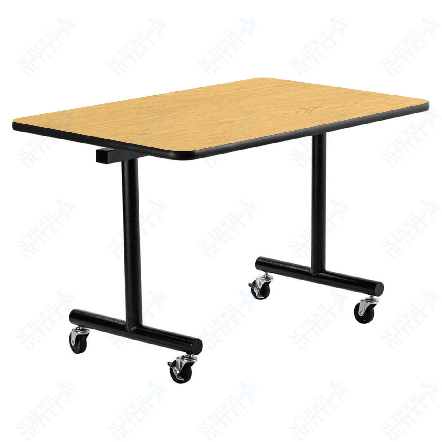 NPS ToGo Table, 24"x48", Particleboard Core (National Public Seating NPS-TGT2448PBTM)