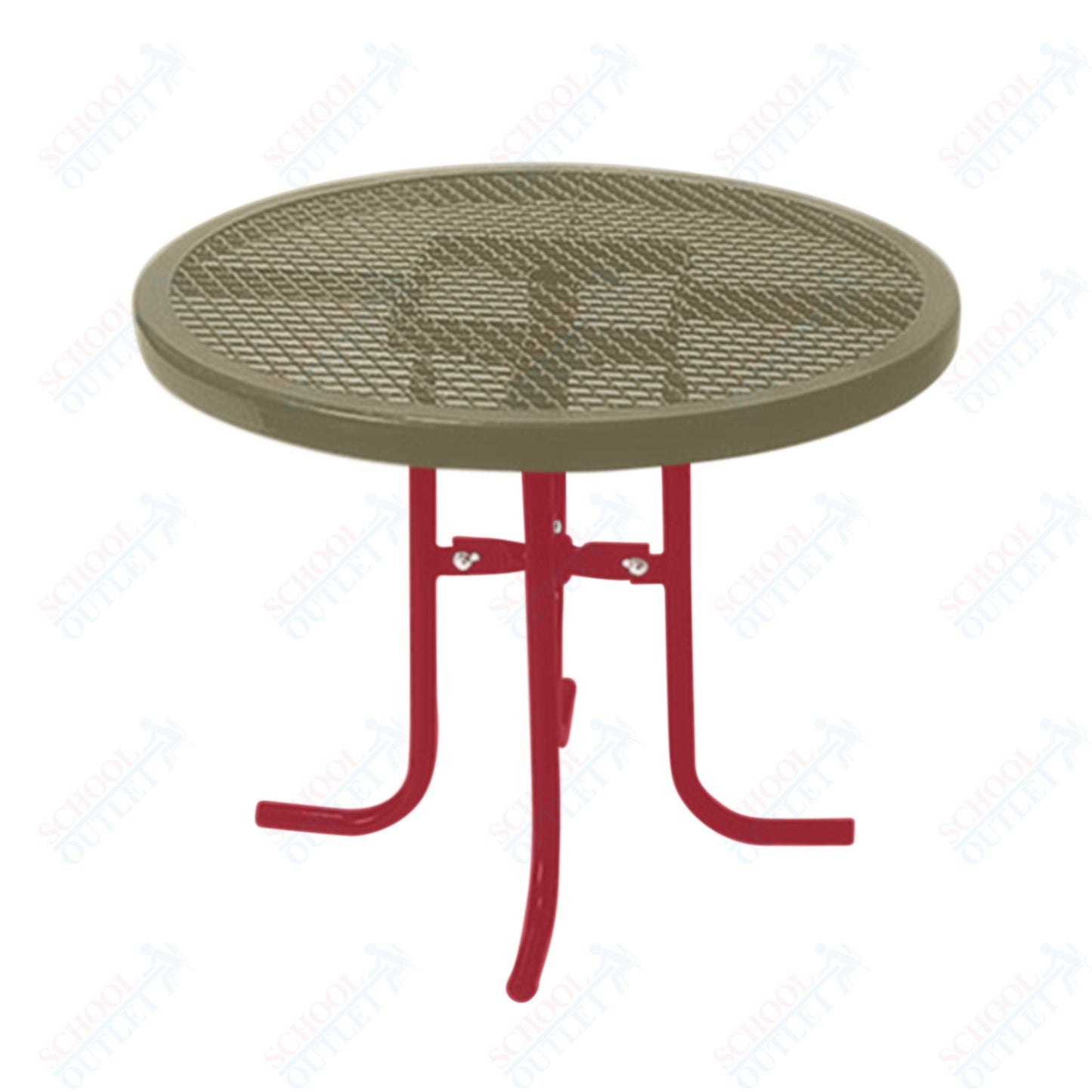 UltraPlay 36" Round Portable Food Court Table - 42 High - SchoolOutlet