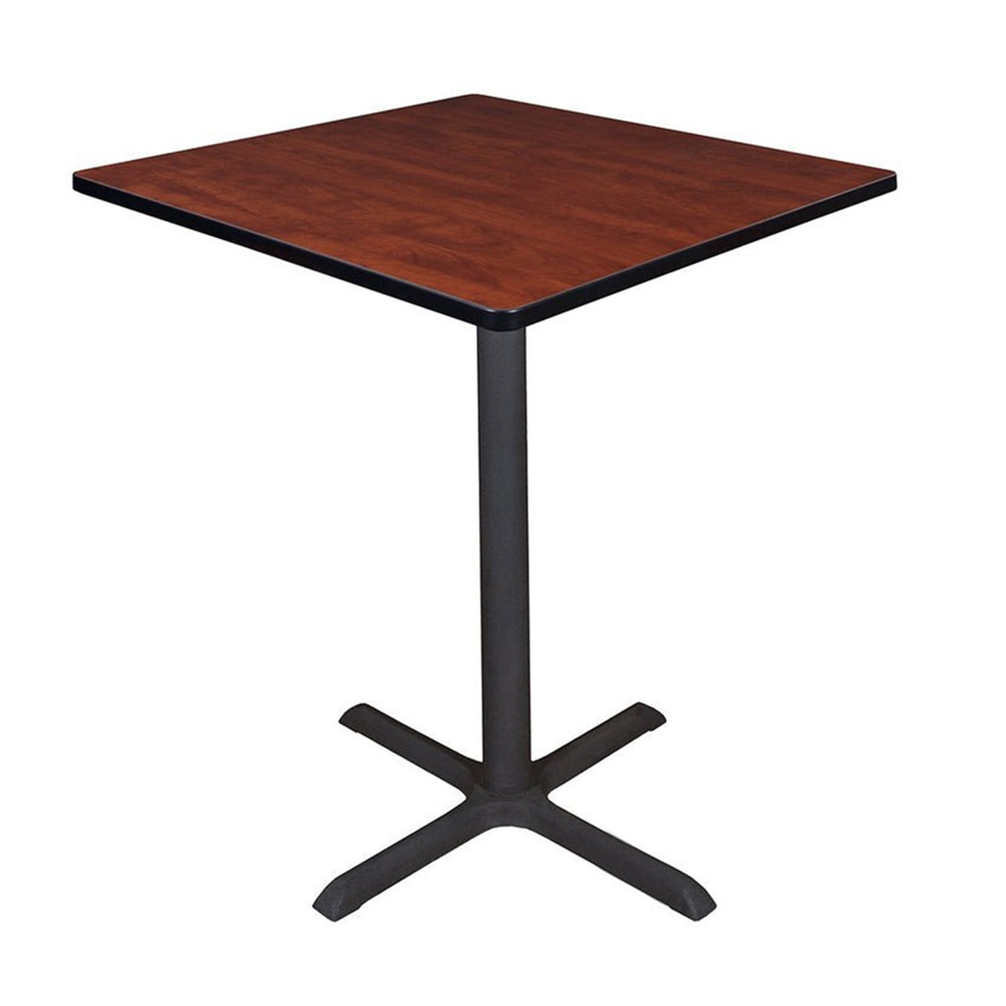 Regency Cain Medium 36 in. Square X - Base Cafe Table