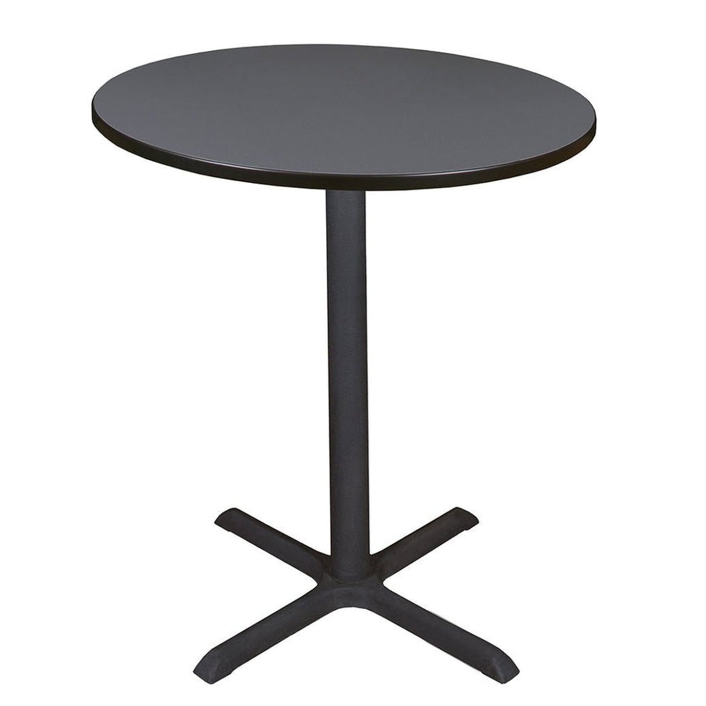 Regency Cain Medium 36 in. Round X - Base Cafe Table