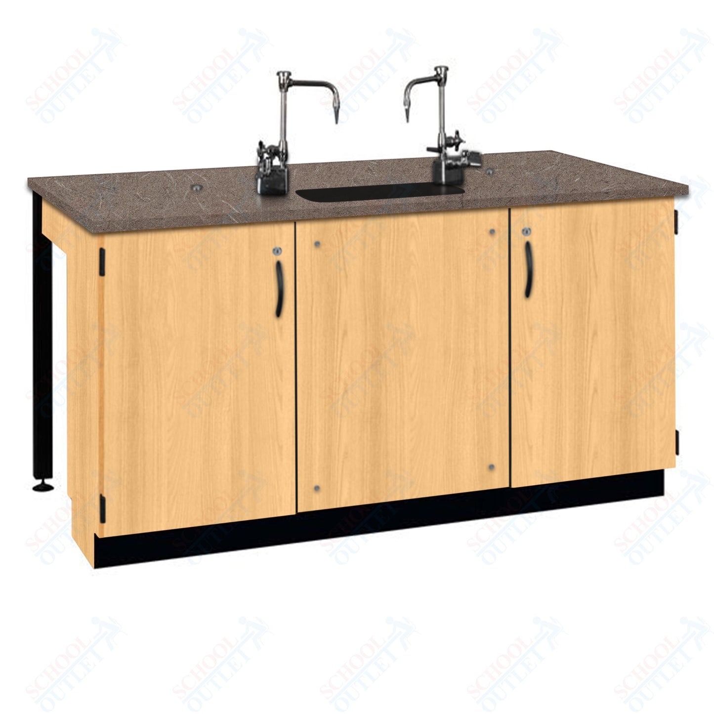 Phenolic Top Two Student Table with Sink (84002 K36 24)