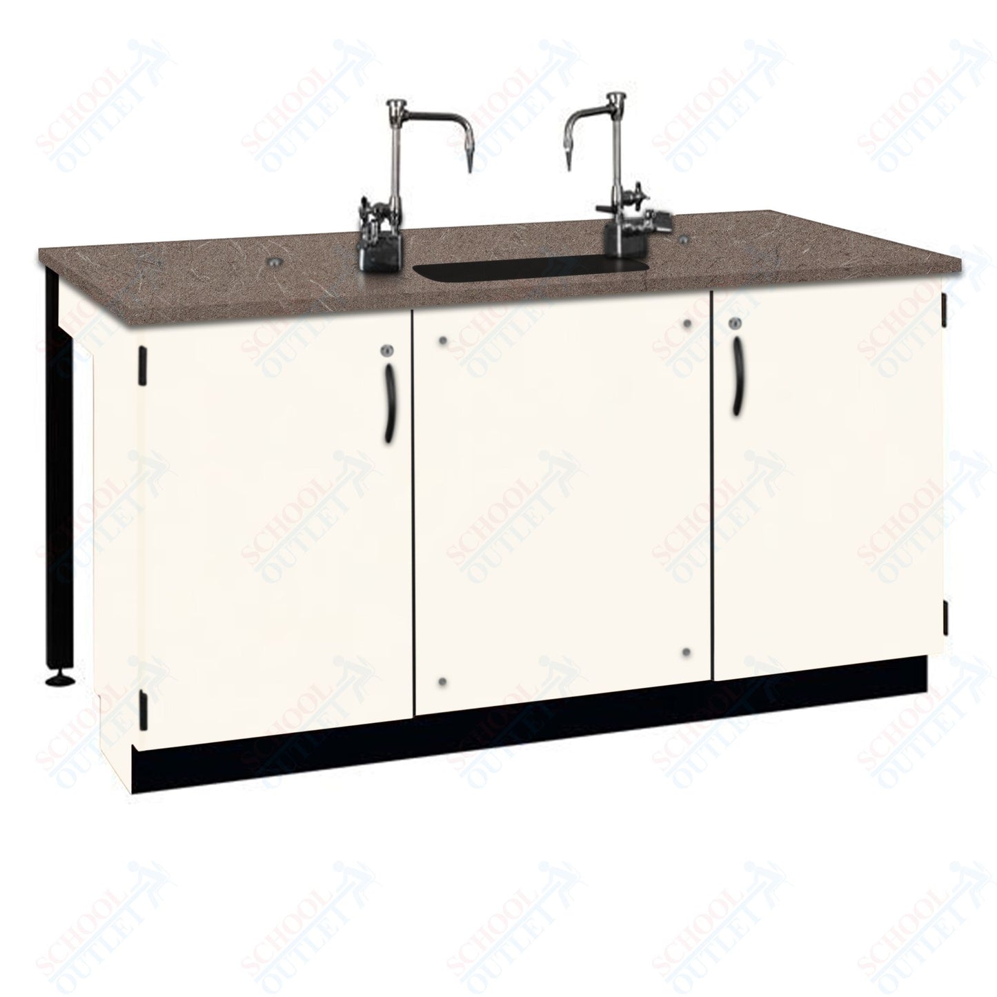 Phenolic Top Two Student Table with Sink (84002 K36 24)