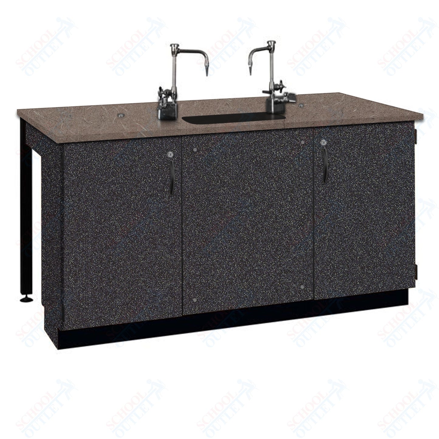 Phenolic Top Two Student Table with Sink (84002 K36 24)