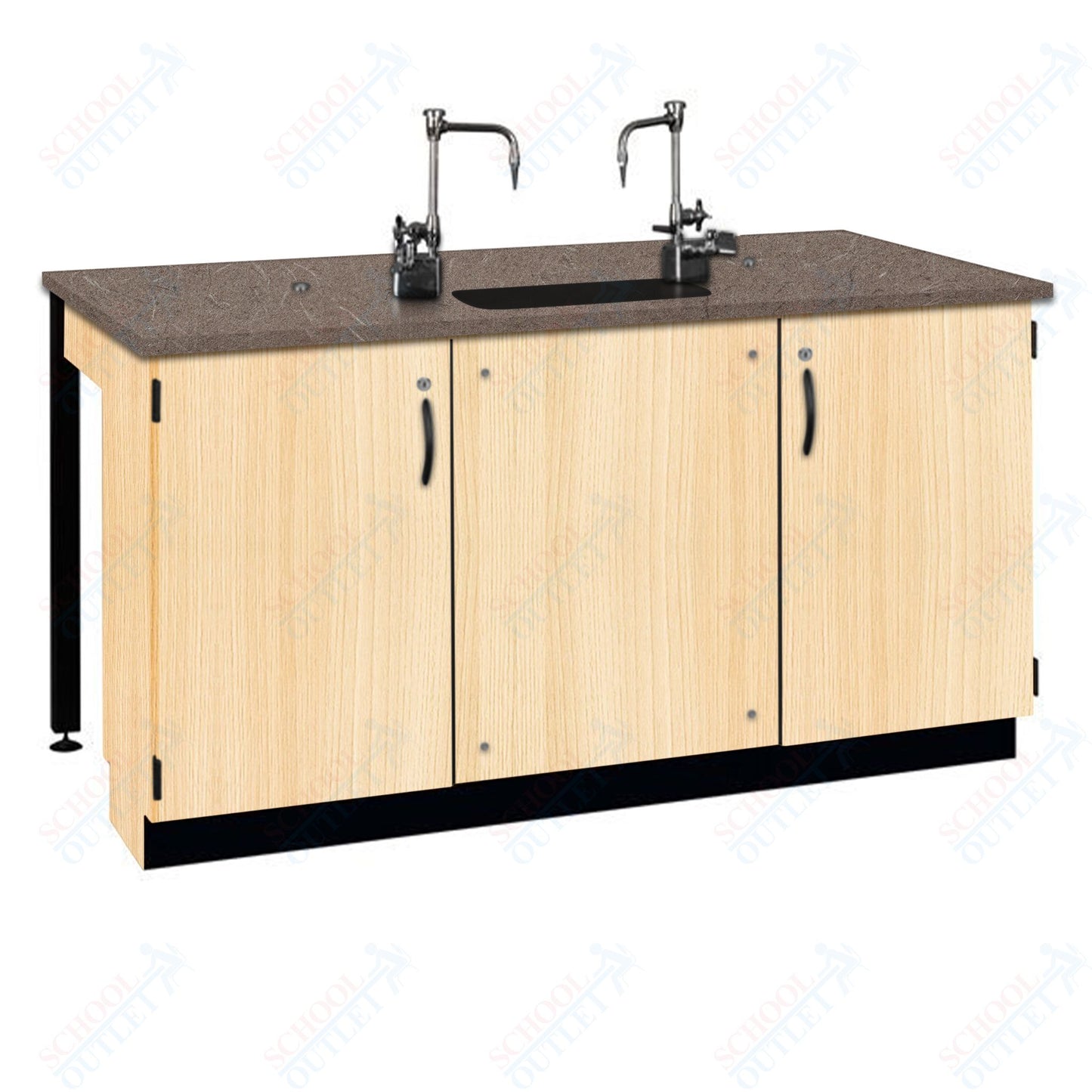 Phenolic Top Two Student Table with Sink (84002 K36 24)