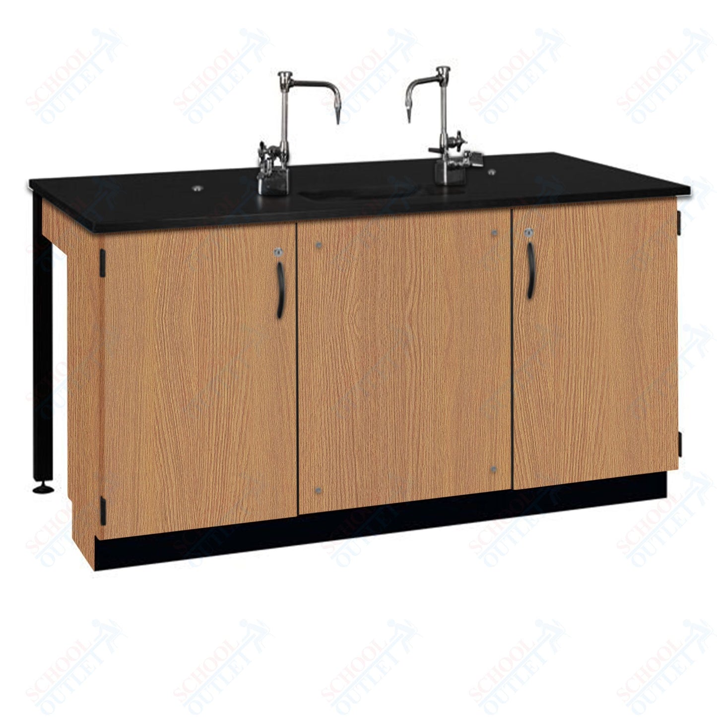 Phenolic Top Two Student Table with Sink (84002 K36 24)