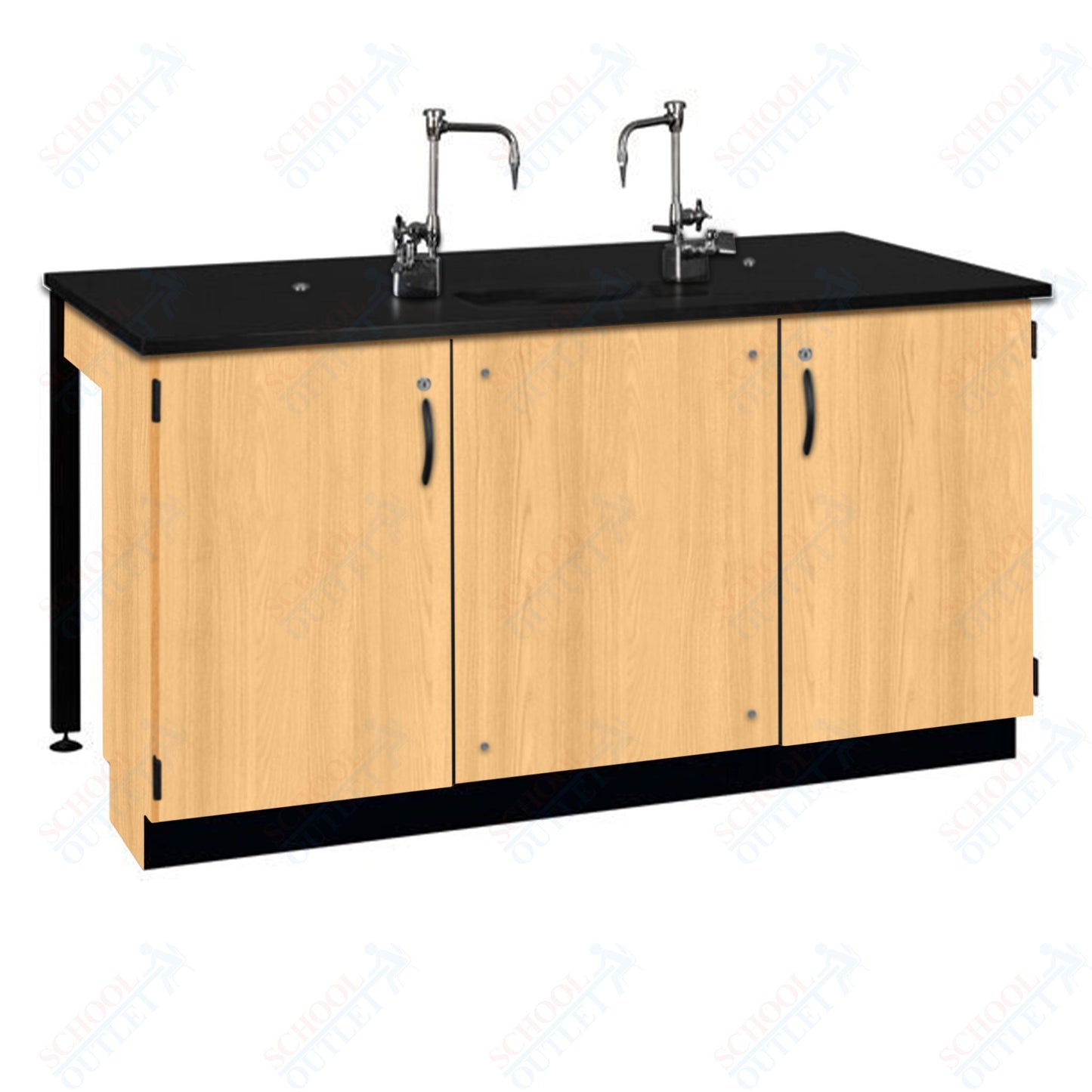 Phenolic Top Two Student Table with Sink (84002 K36 24)