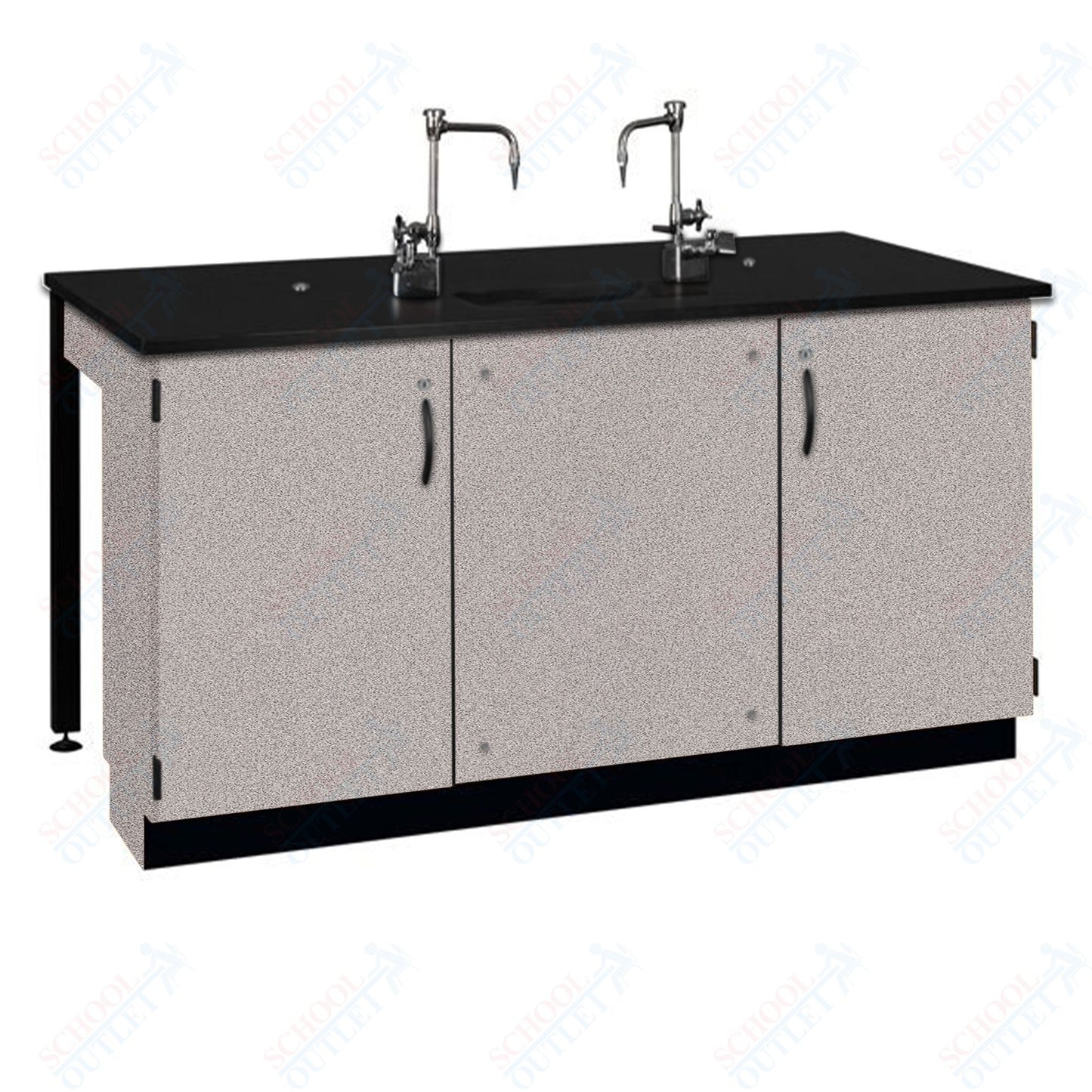 Phenolic Top Two Student Table with Sink (84002 K36 24)