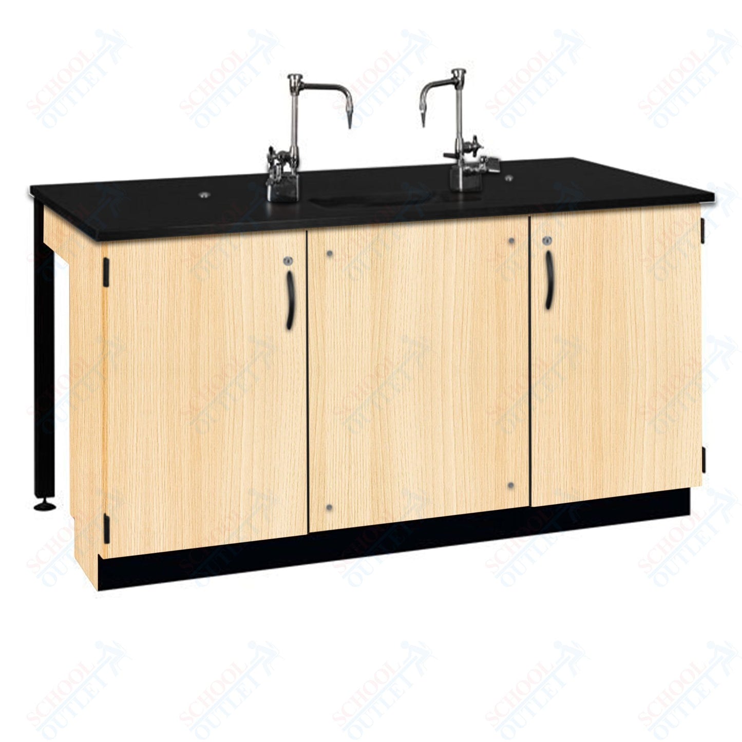 Phenolic Top Two Student Table with Sink (84002 K36 24)