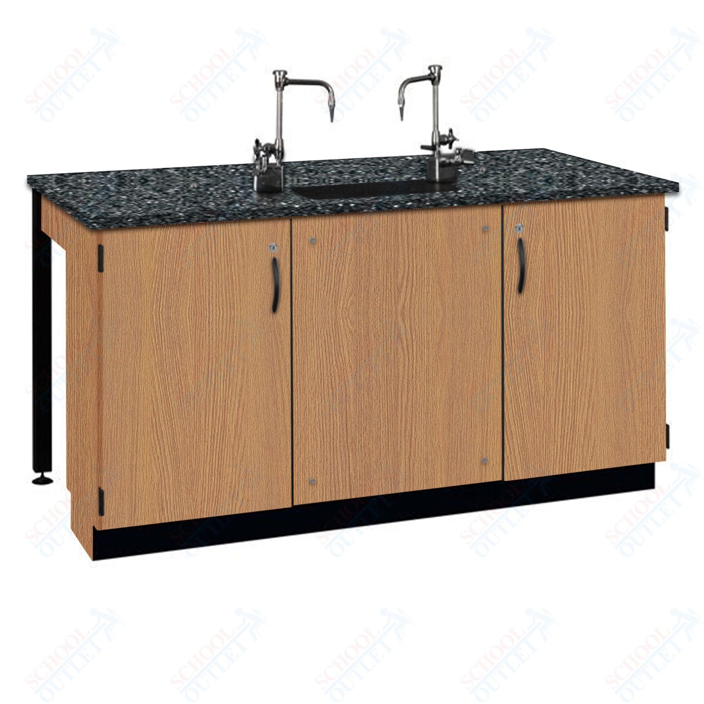 Phenolic Top Two Student Table with Sink (84002 K36 24)