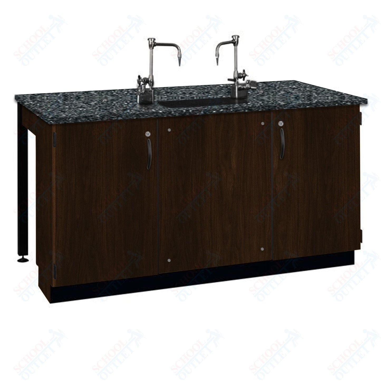 Phenolic Top Two Student Table with Sink (84002 K36 24)