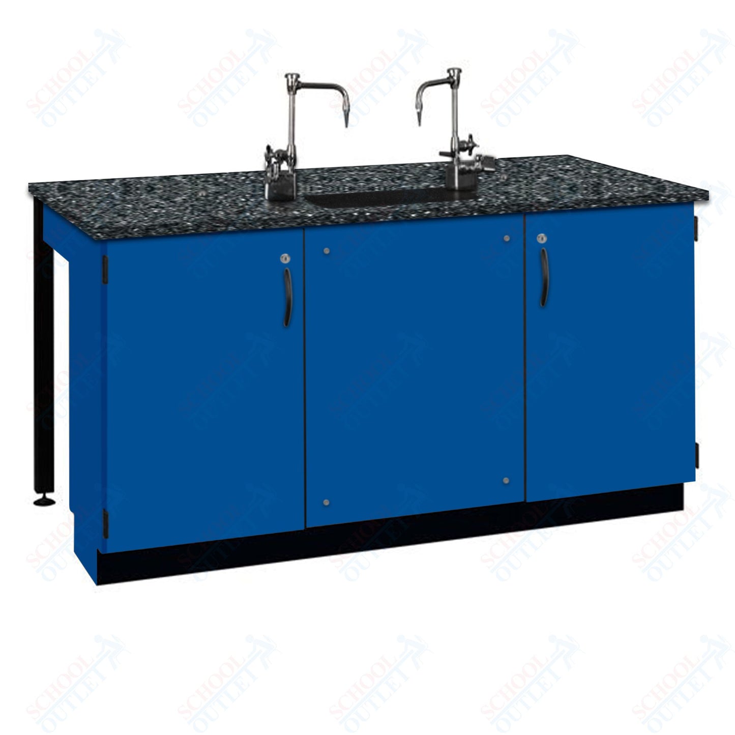 Phenolic Top Two Student Table with Sink (84002 K36 24)