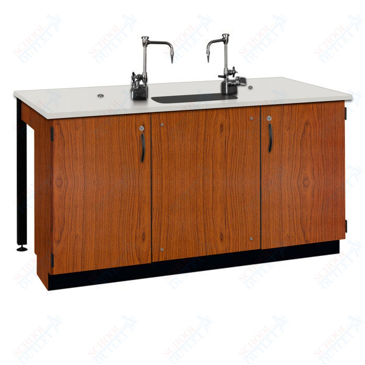 Phenolic Top Two Student Table with Sink (84002 K36 24)