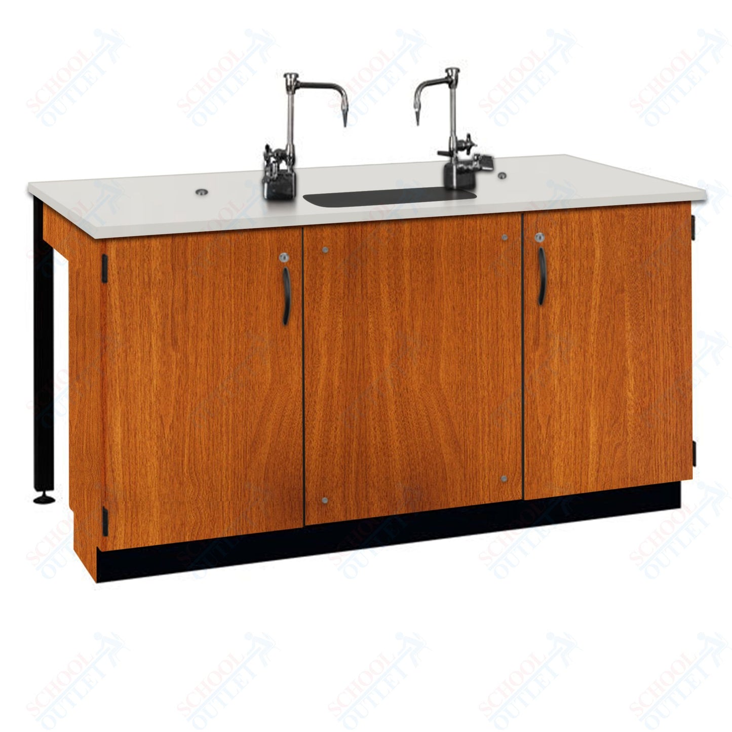 Phenolic Top Two Student Table with Sink (84002 K36 24)