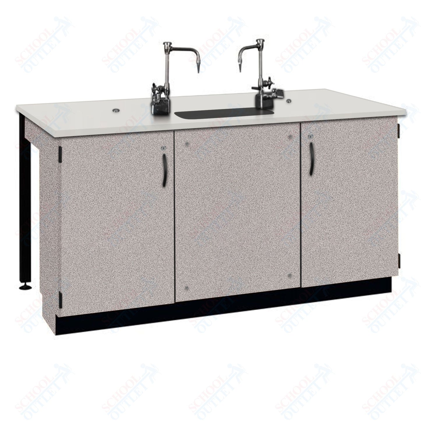 Phenolic Top Two Student Table with Sink (84002 K36 24)