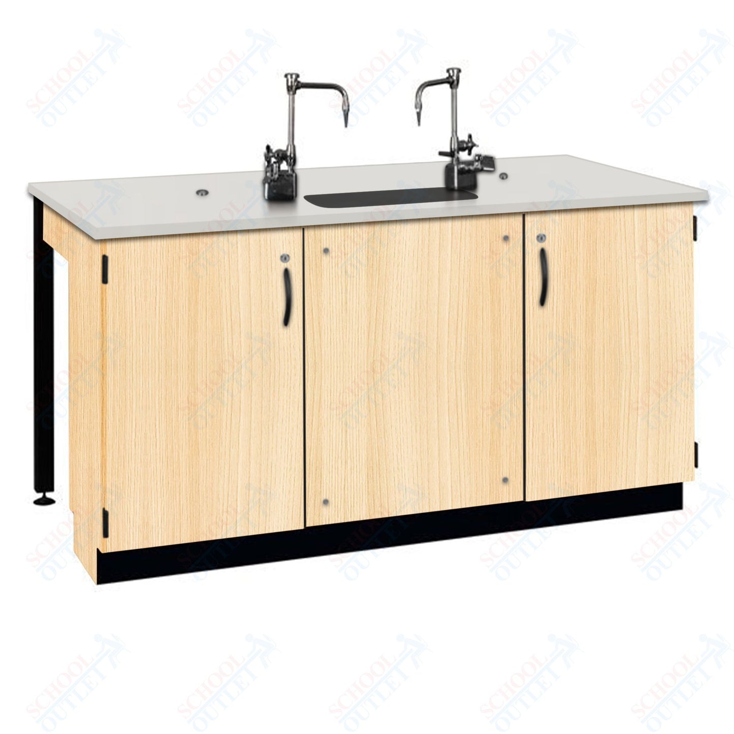 Phenolic Top Two Student Table with Sink (84002 K36 24)