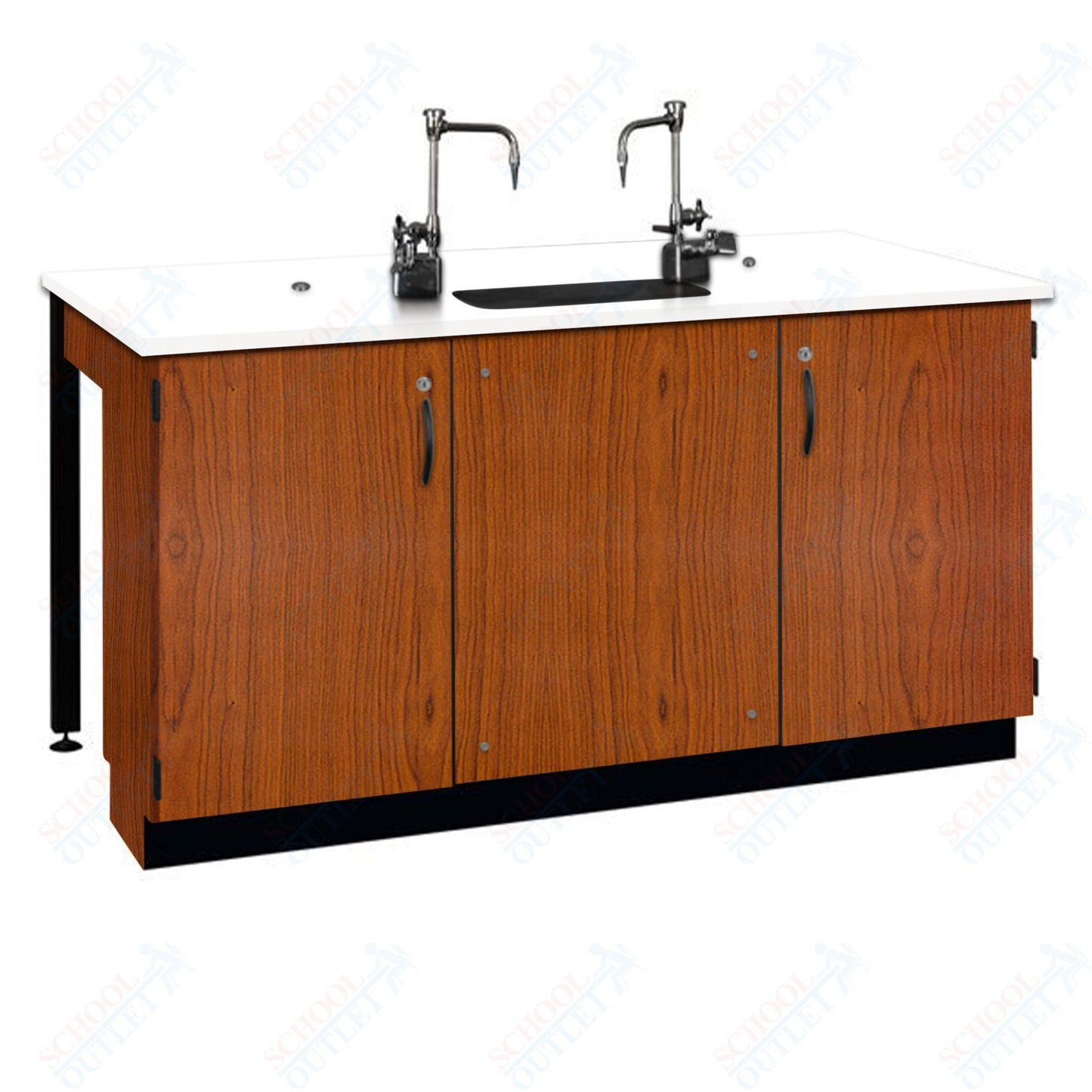 Phenolic Top Two Student Table with Sink (84002 K36 24)