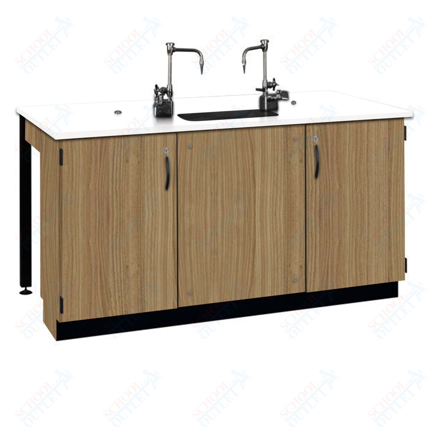 Phenolic Top Two Student Table with Sink (84002 K36 24)