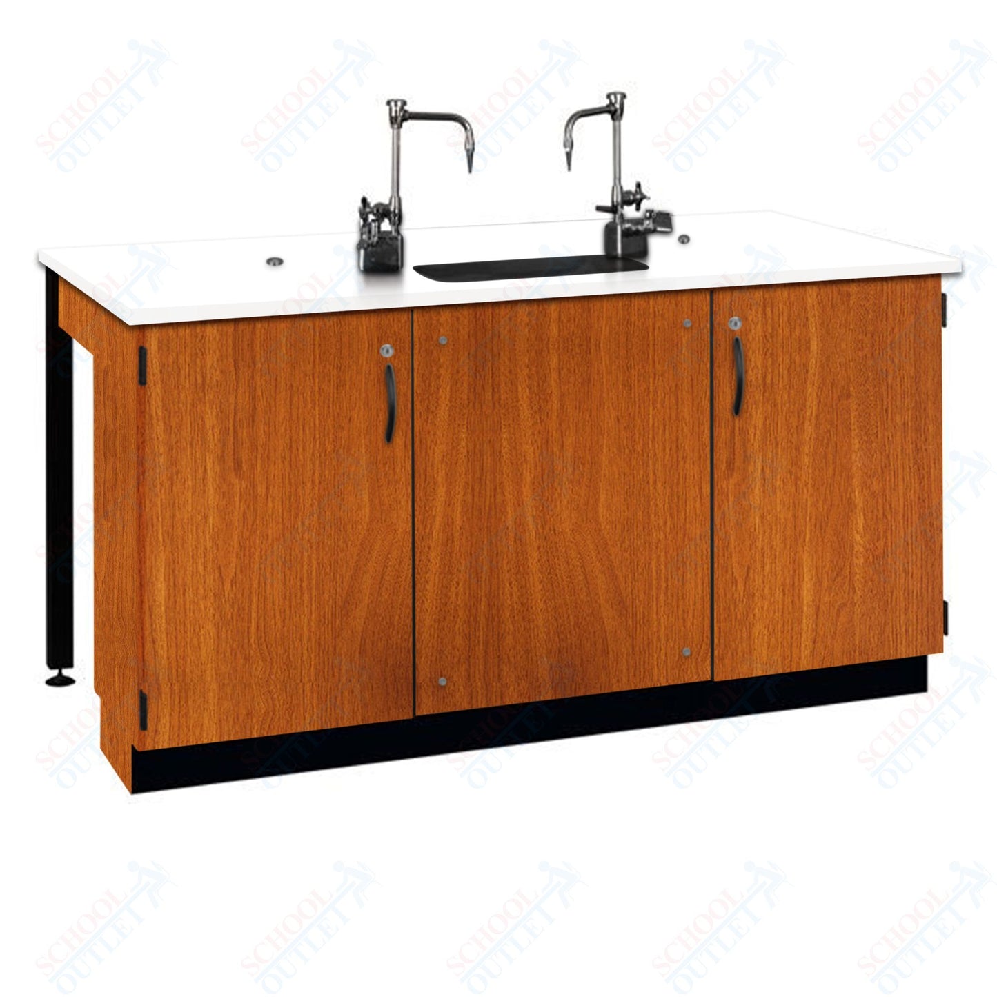 Phenolic Top Two Student Table with Sink (84002 K36 24)