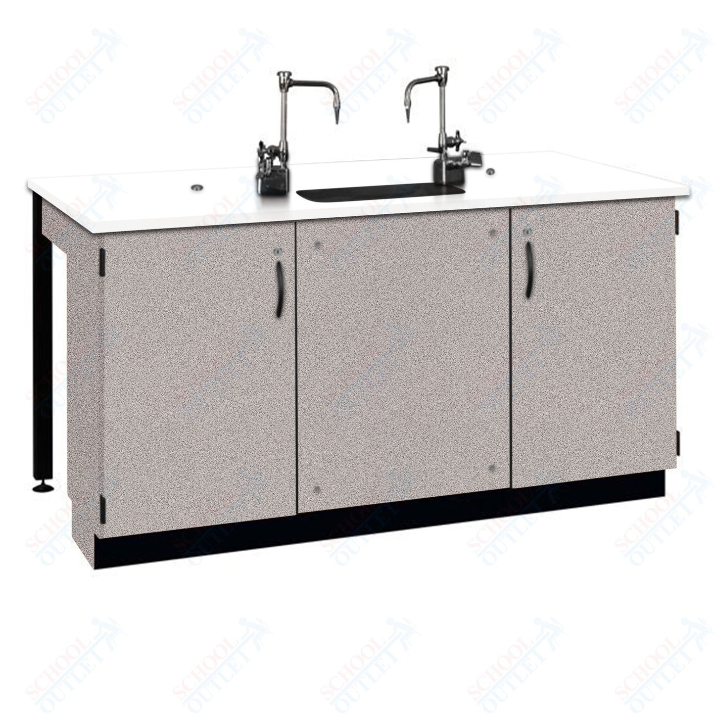 Phenolic Top Two Student Table with Sink (84002 K36 24)