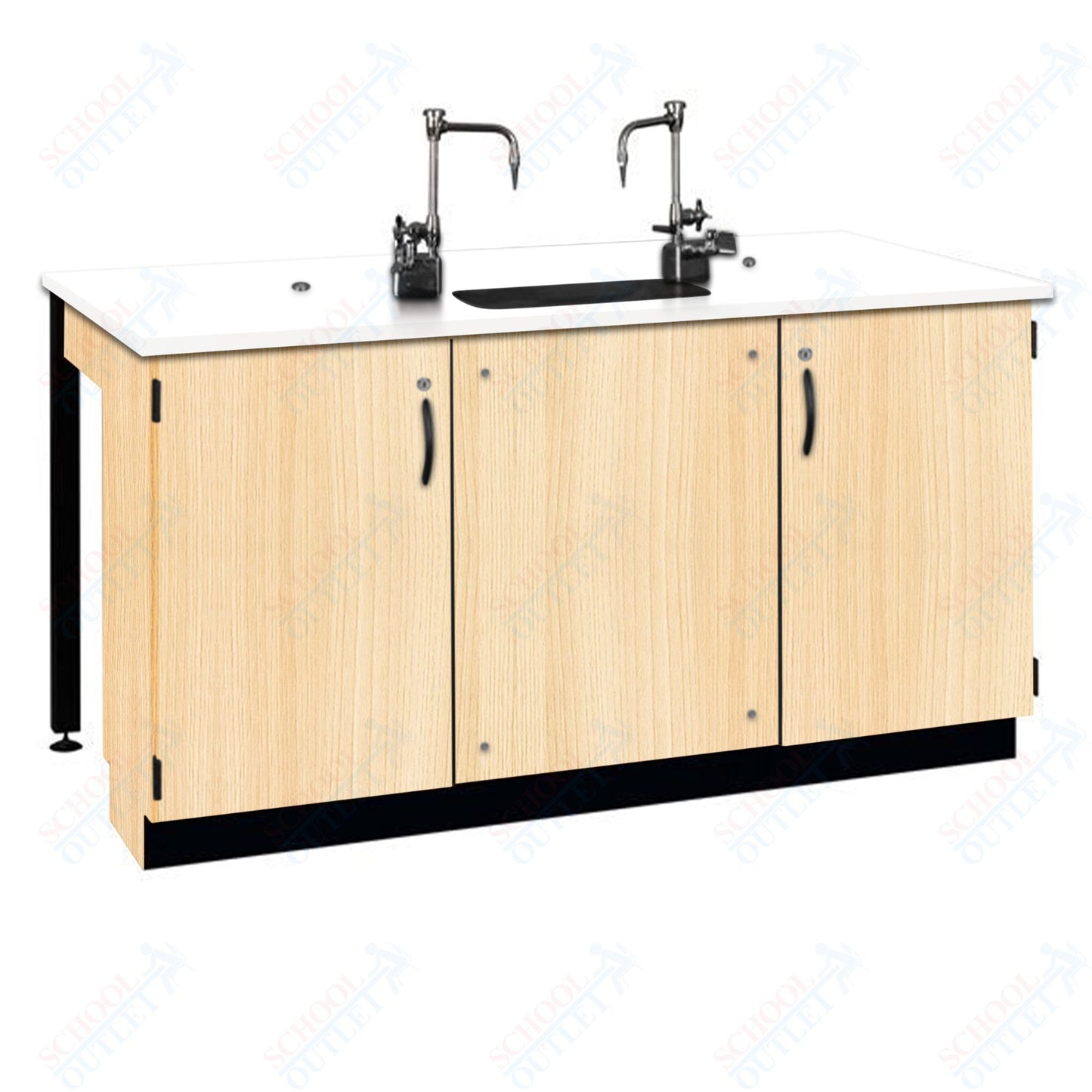 Phenolic Top Two Student Table with Sink (84002 K36 24)