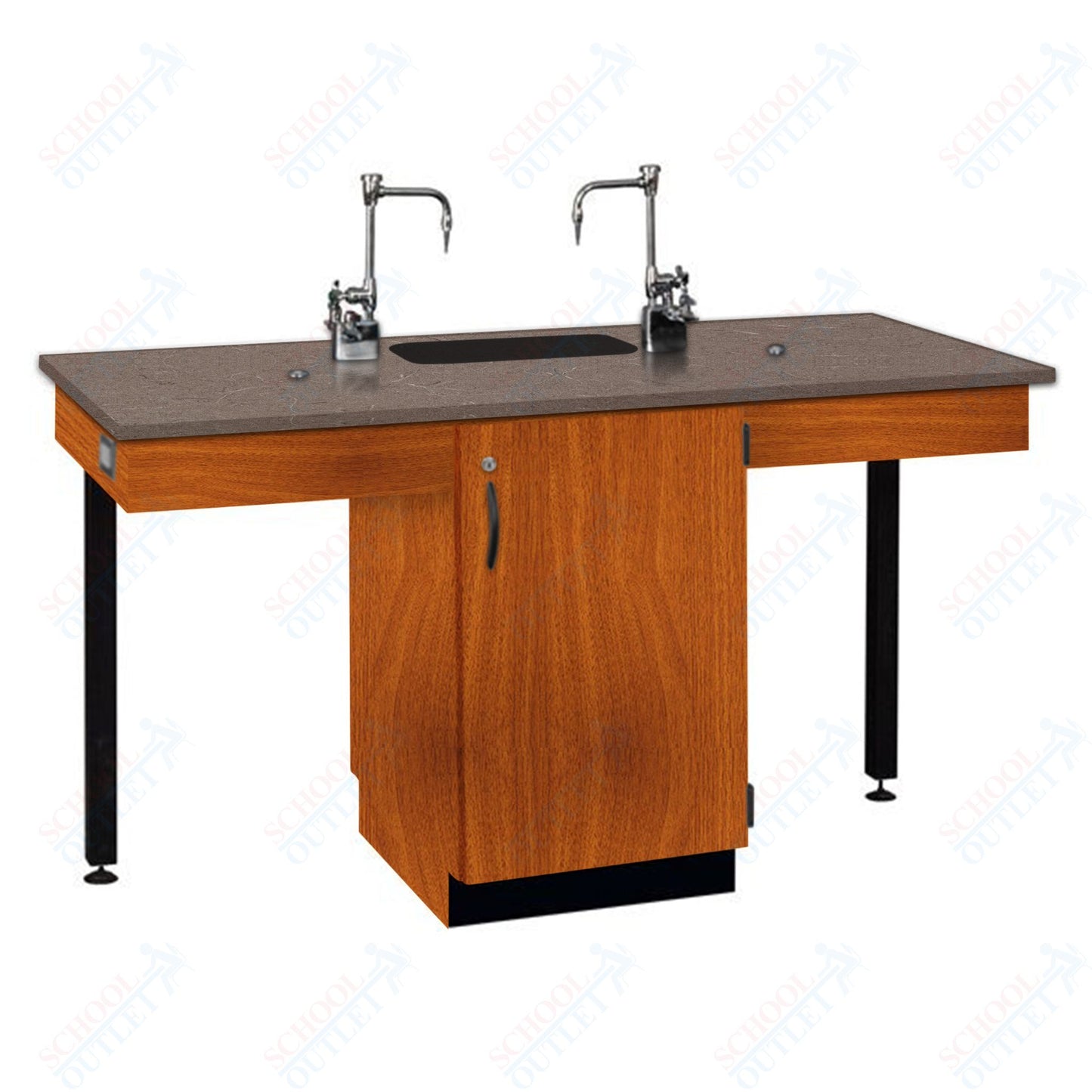 Phenolic Top Two Student Table with Sink (84008 K36 24)