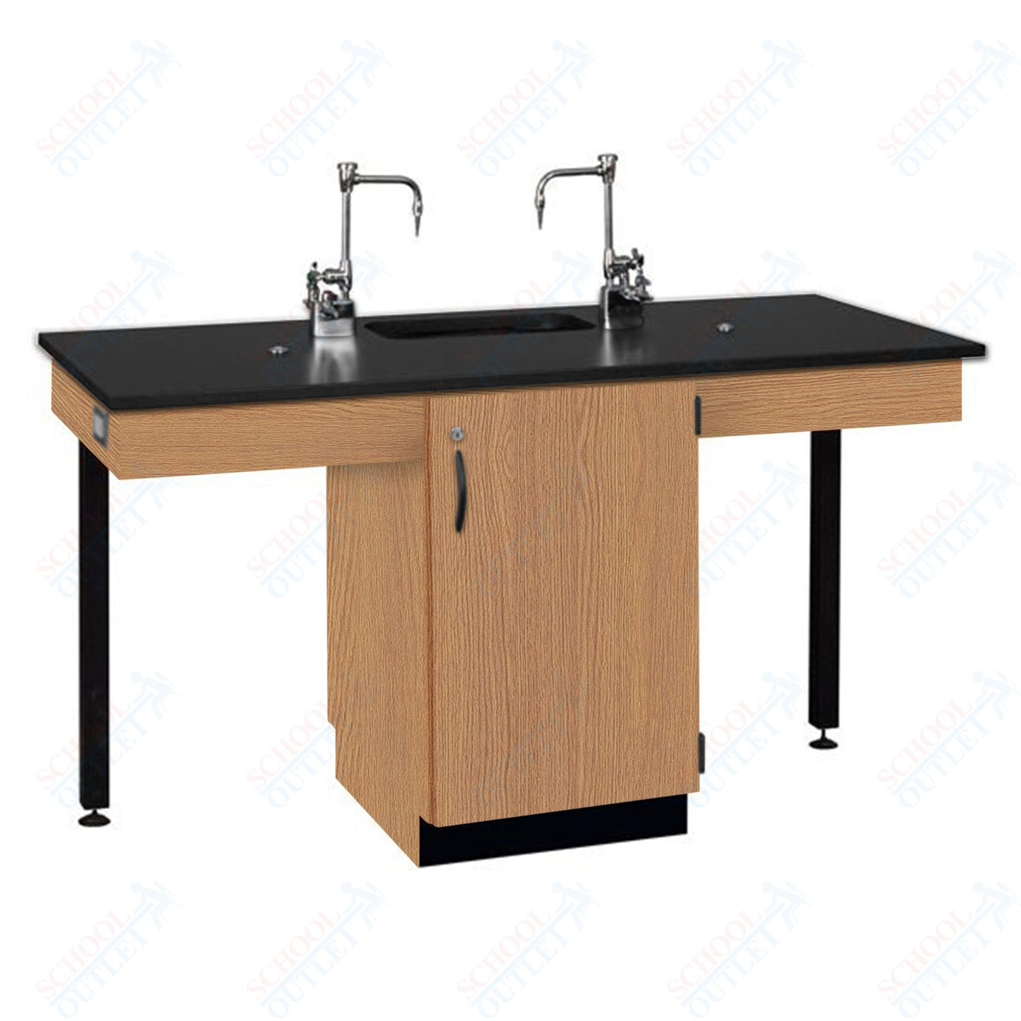 Phenolic Top Two Student Table with Sink (84008 K36 24)