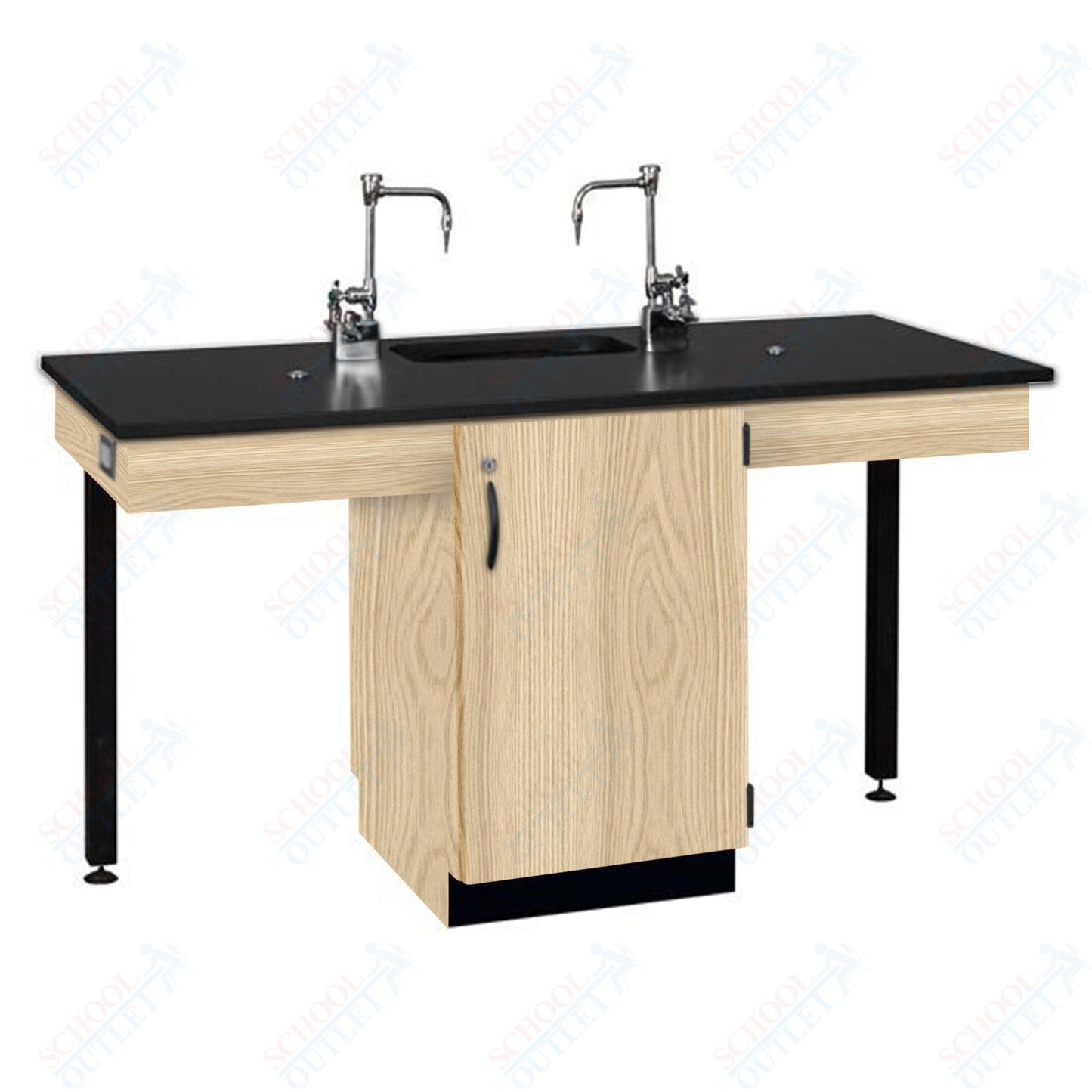 Phenolic Top Two Student Table with Sink (84008 K36 24)